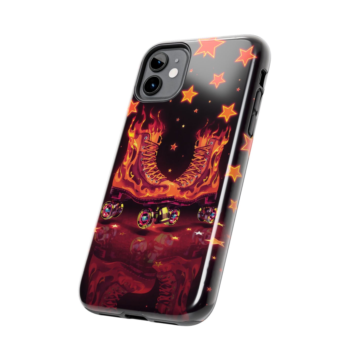 Retro Roller Skates Tough Phone Case - Stylish & Durable