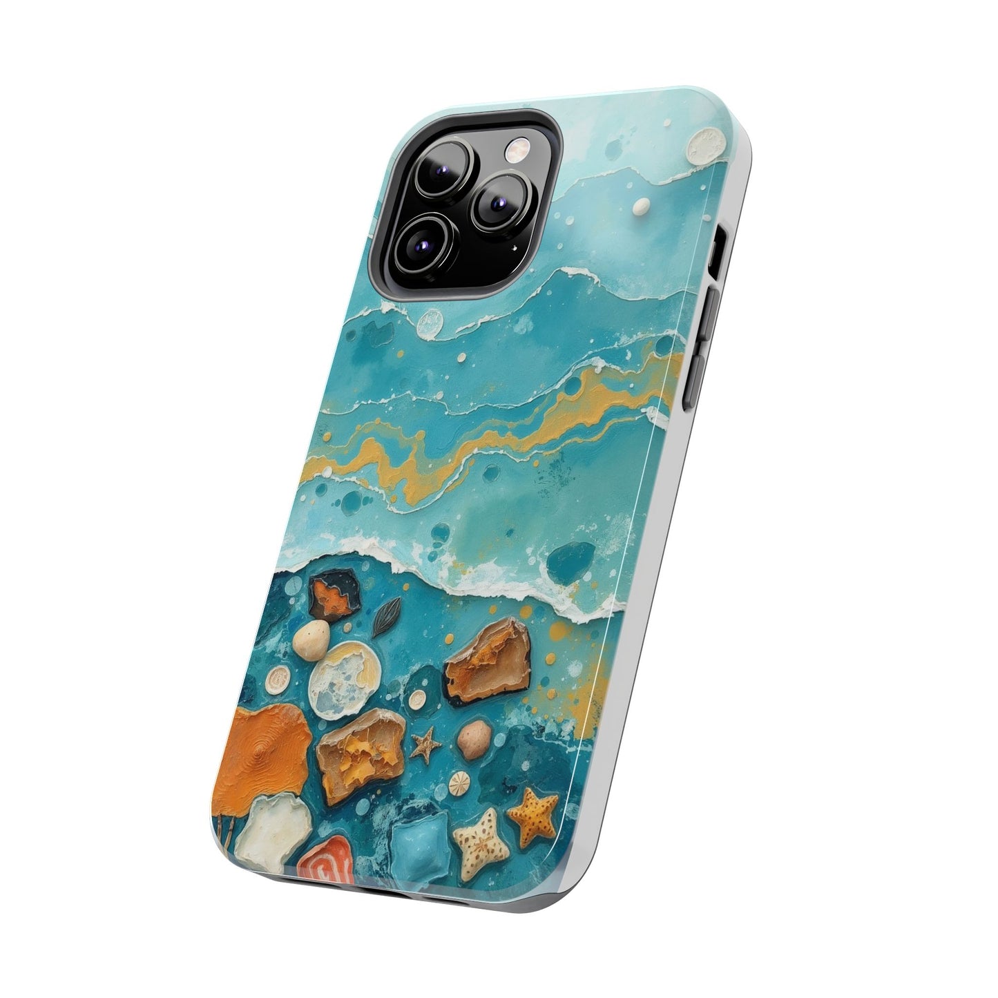 Ocean-Inspired Tough Phone Cases - Coastal Beach Vibe, Easy Accessory for Beach Lovers