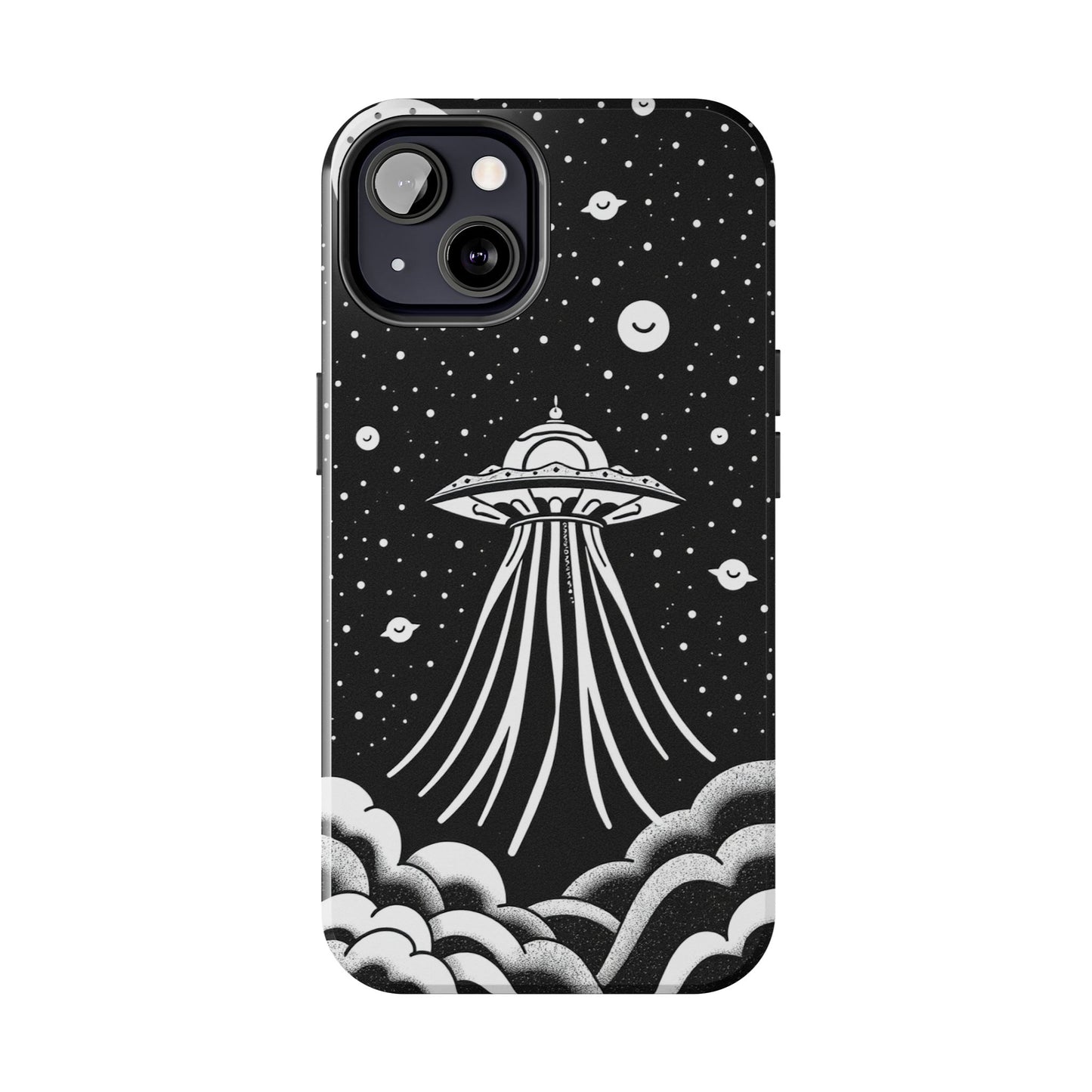 Galaxy UFO Tough Phone Case - Durable Protection with Unique Space Design