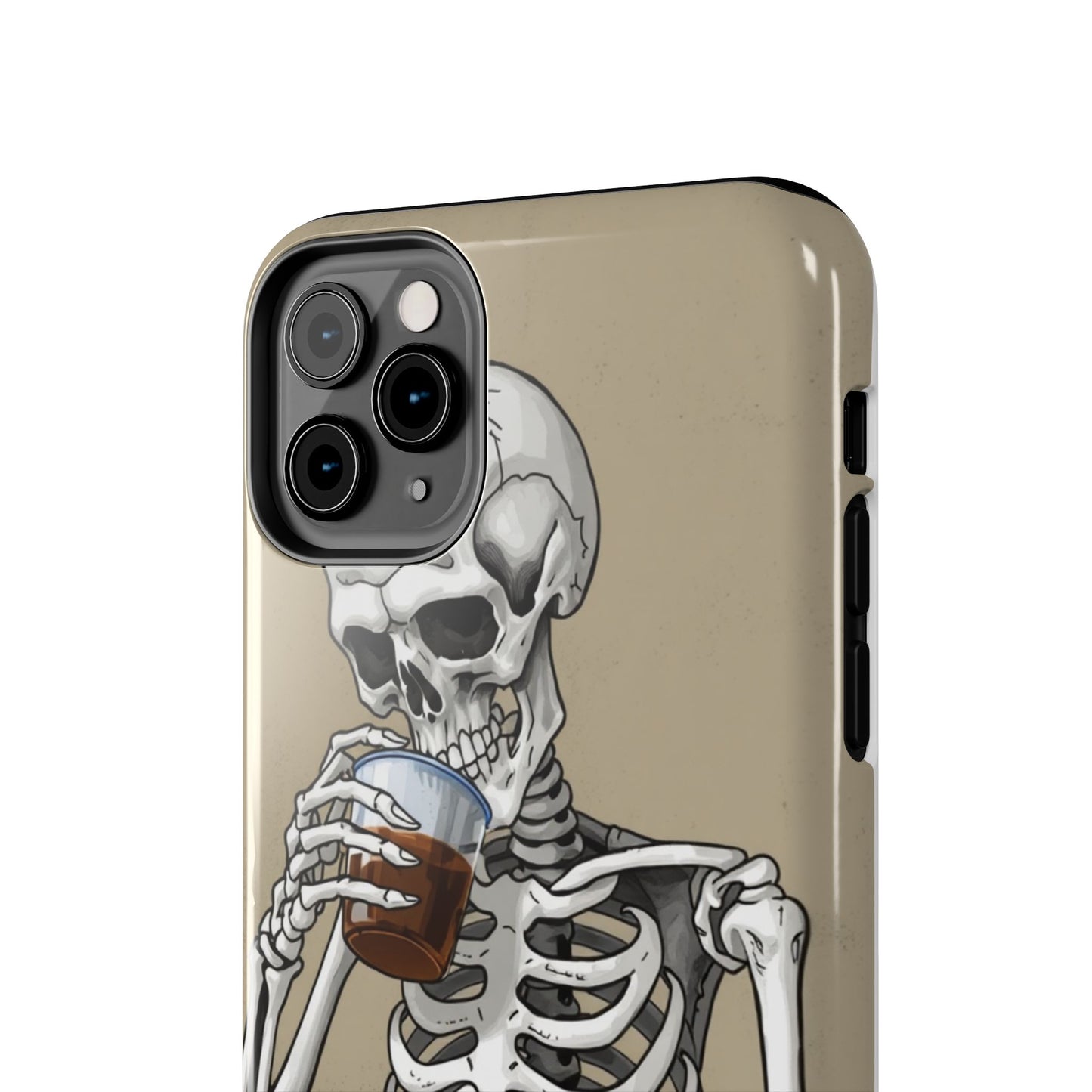 Funny Skeleton Phone Case - 'Same Soul, Different Day' Tough Cover