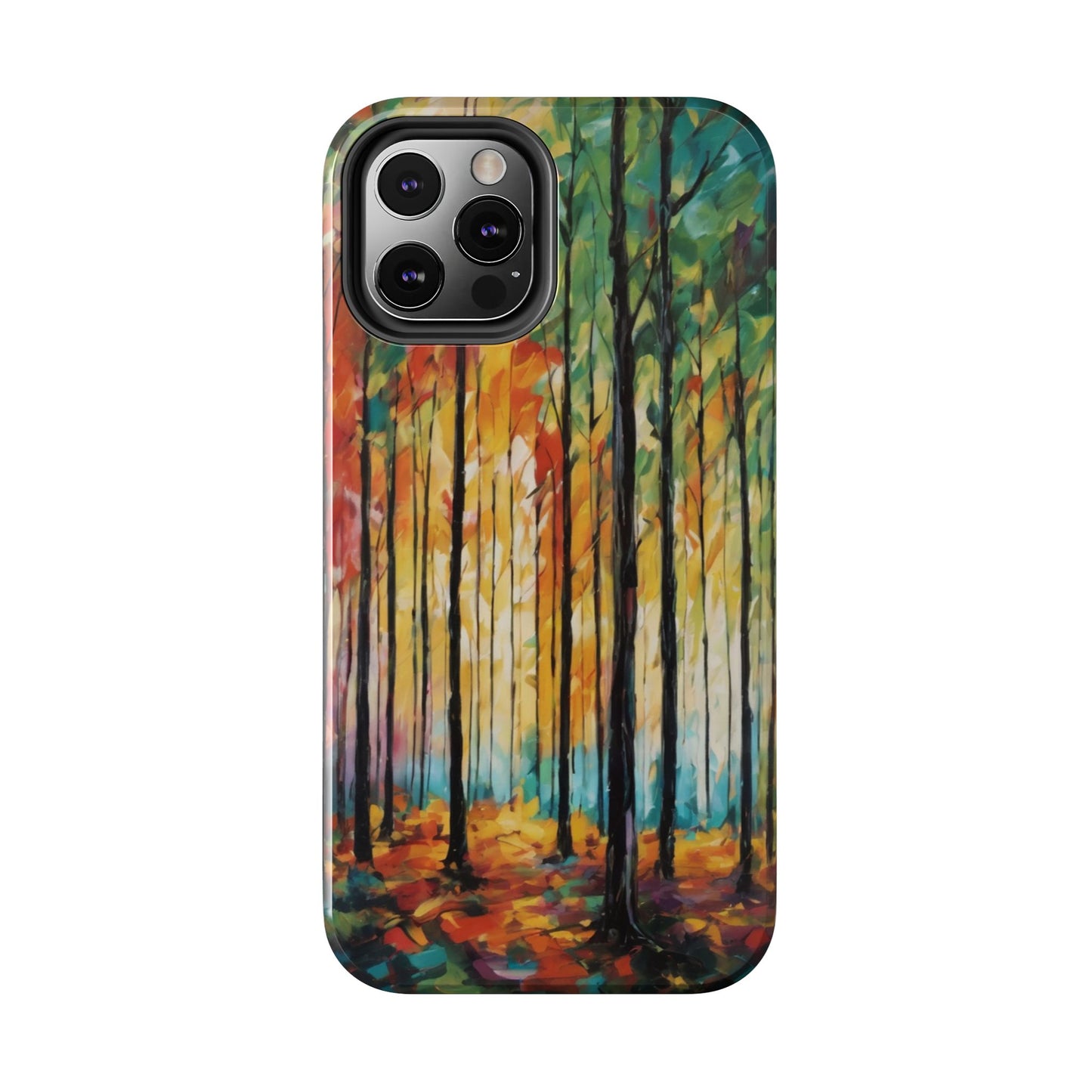Autumn Forest Tough Phone Case - Colorful Nature Design - for iPhone