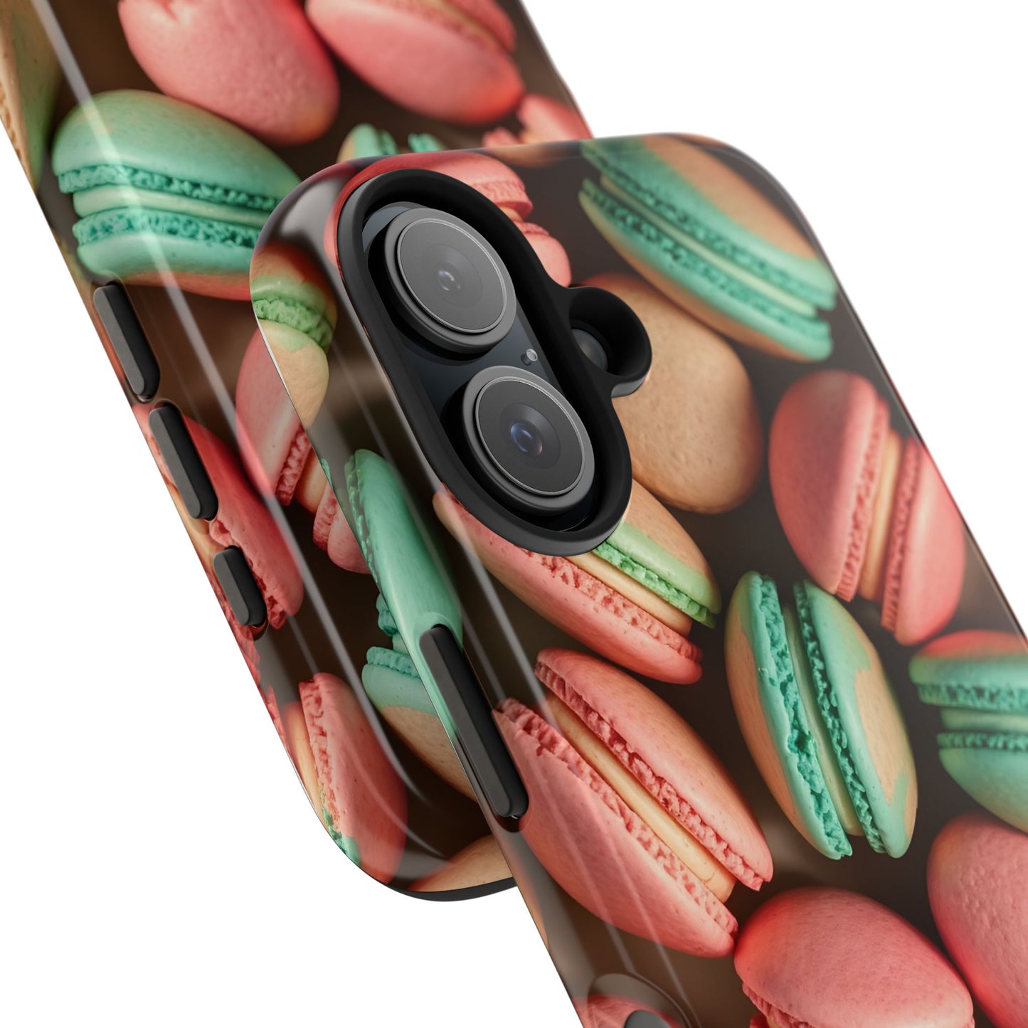 Colorful Tasty Macarons Tough Phone Case - Durable Protection with Sweet Aesthetic - for iPhone