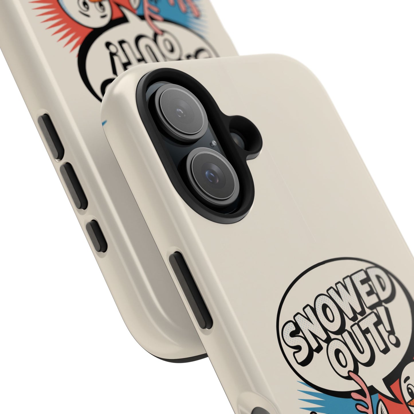 Snowman & Reindeer Tough Phone Case - Snowed Out Holiday Design