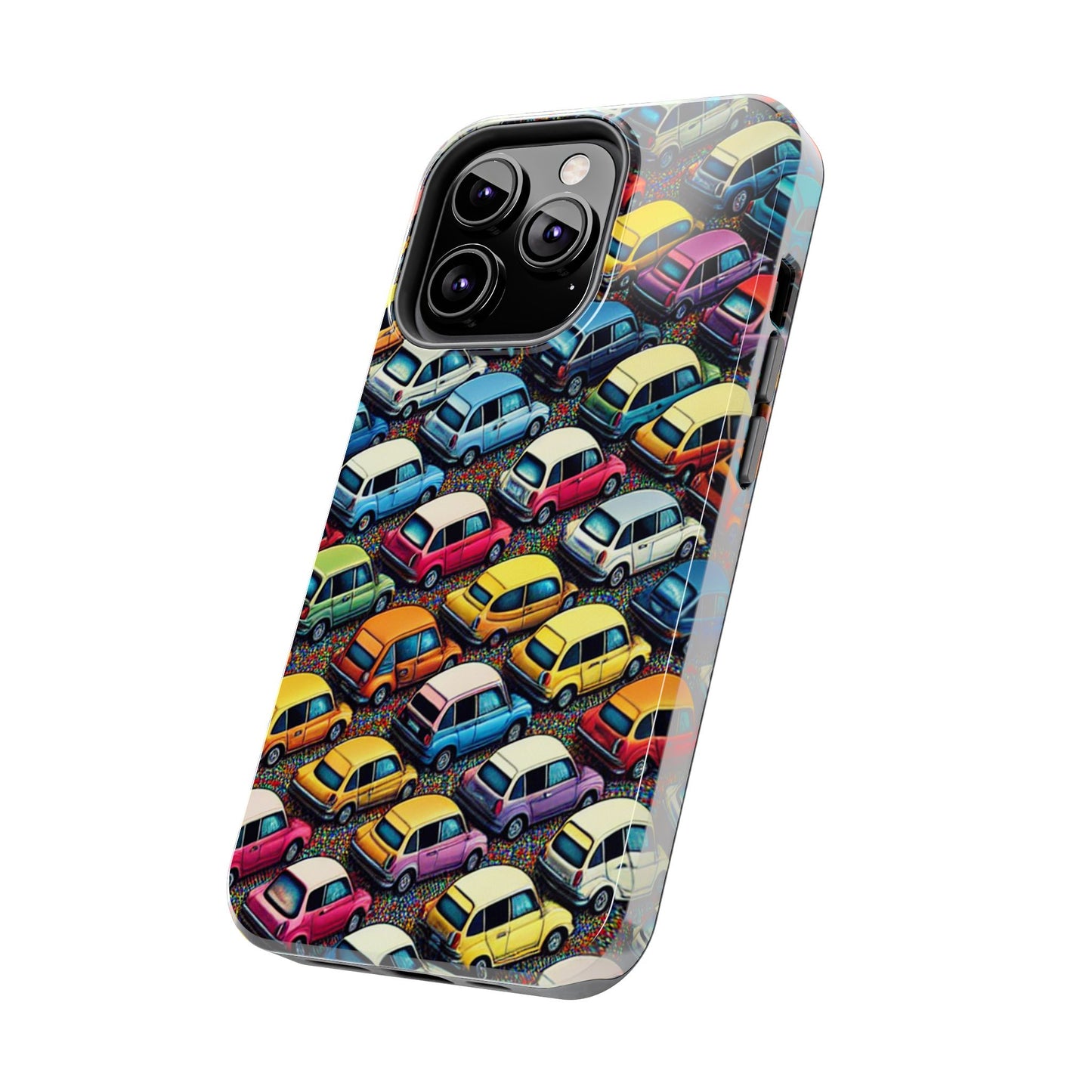 Car Phone Case - City Traffic Pattern Design - for iPhone