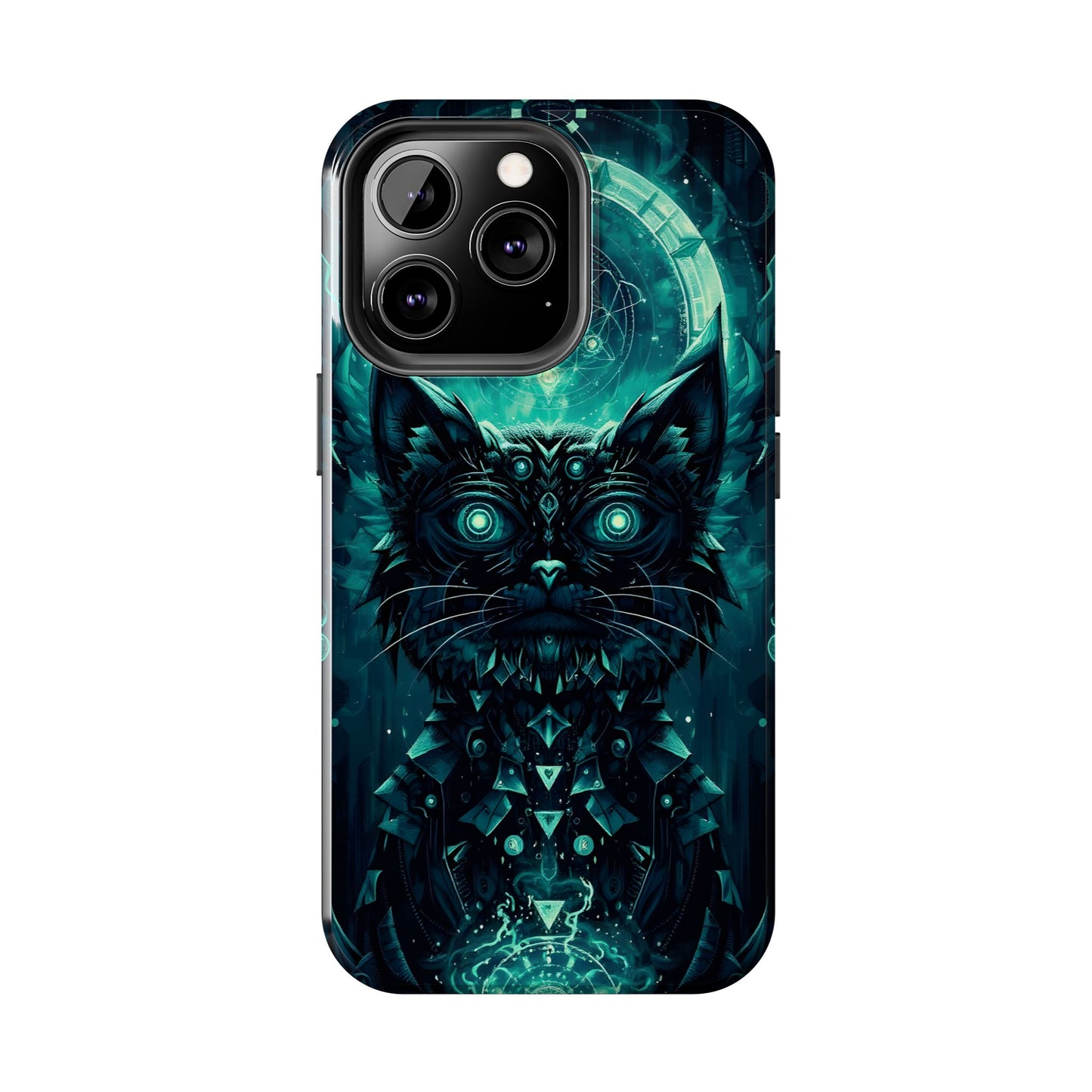 Mystical Dark Cat Phone Case - Tough Protective Cover for Cat Lovers - for iPhone