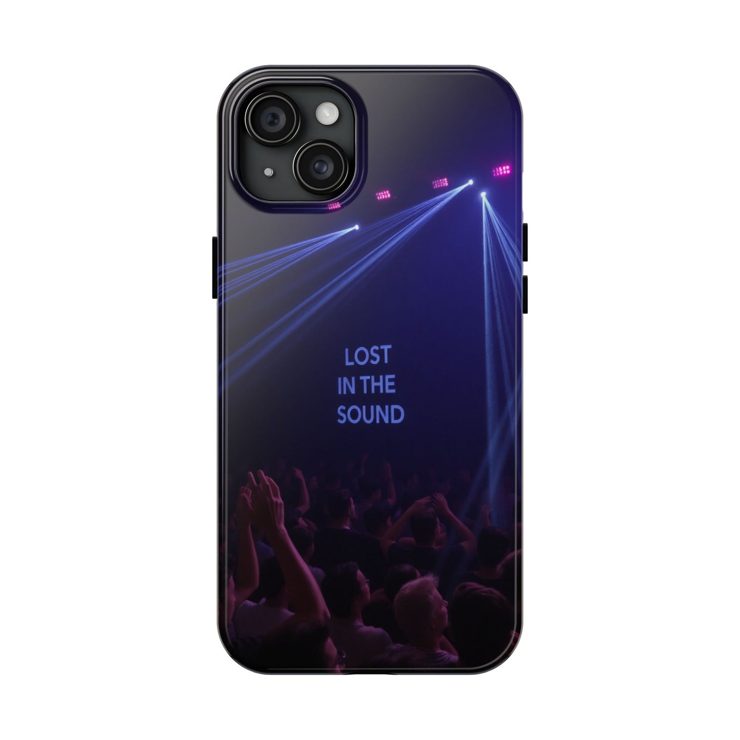Vibrant Tough Phone Case - 'Lost in the Sound' Design for Music Lovers
