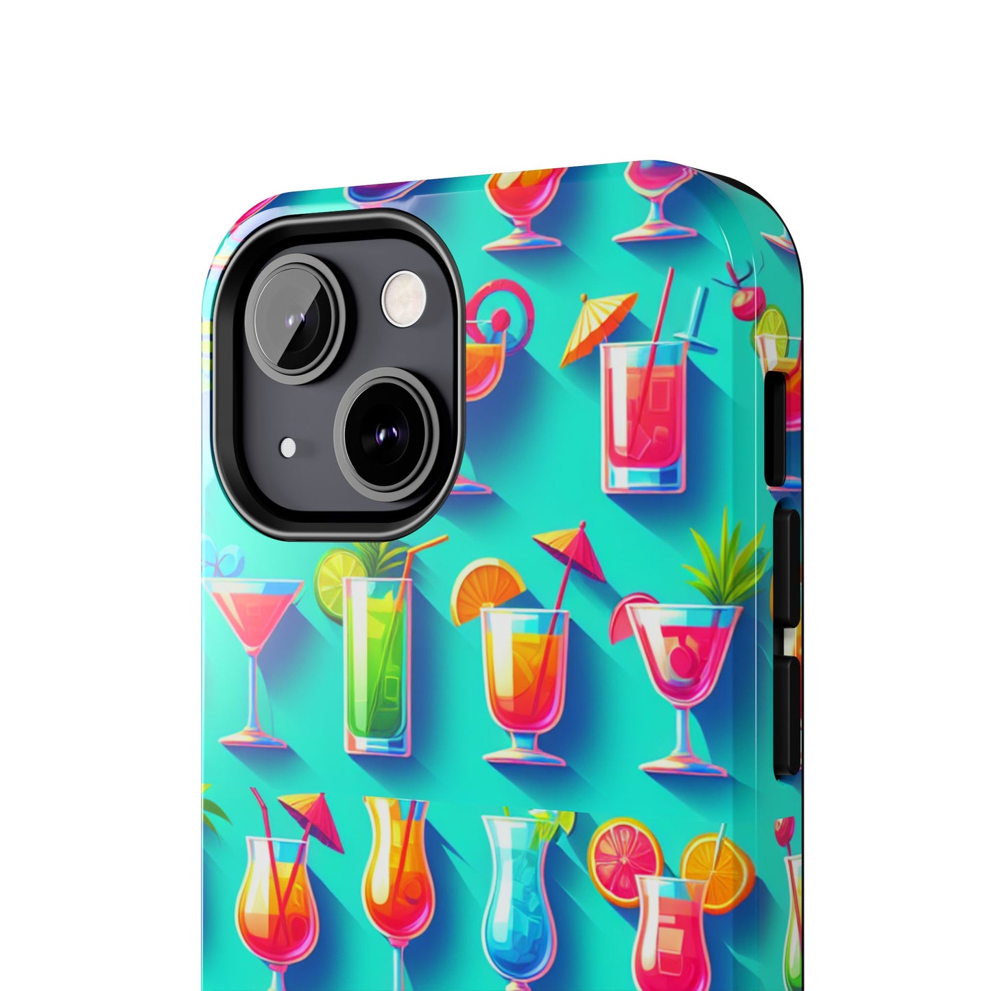 Cocktail Party Phone Case - Fun & Colorful Design for Summer Vibes - for iPhone
