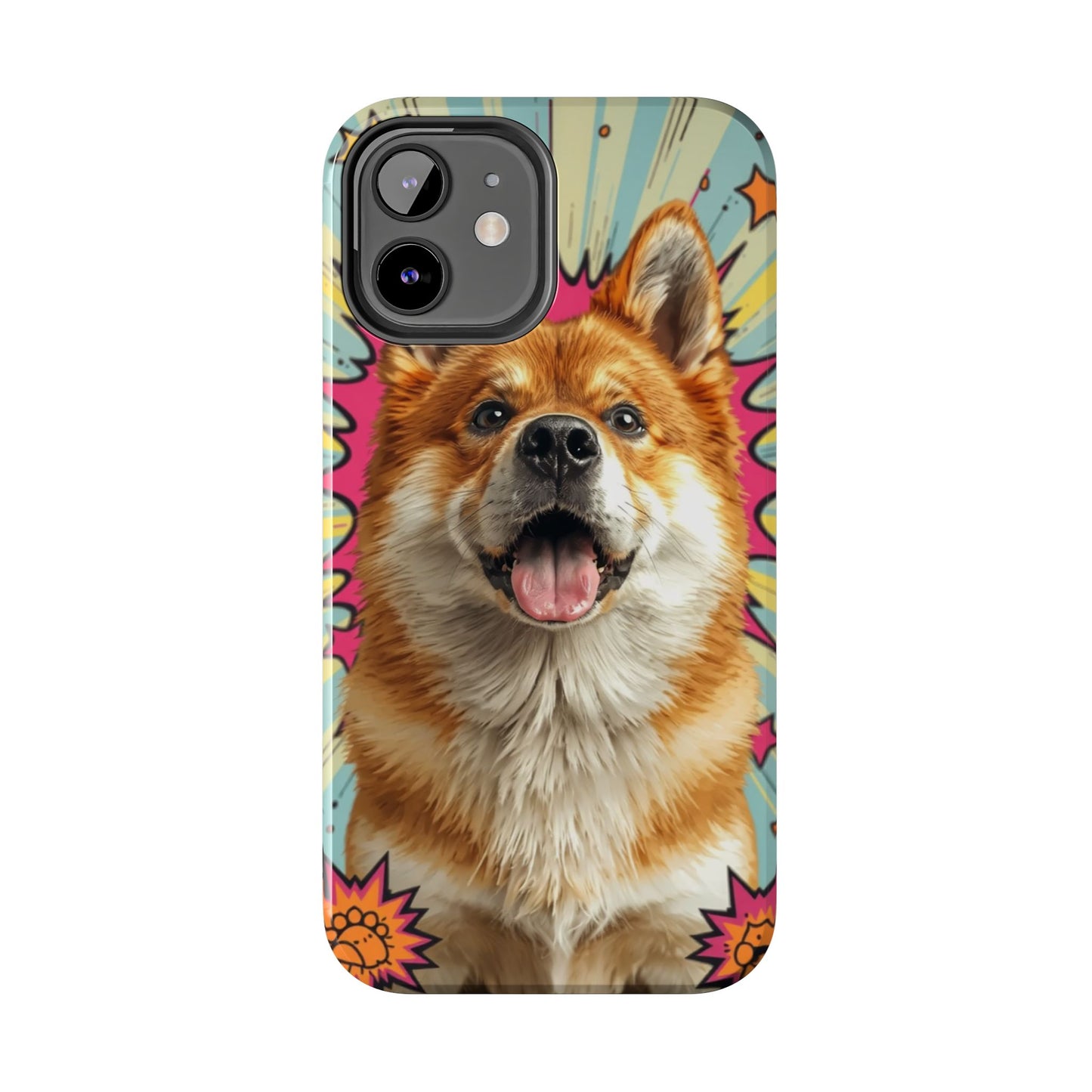 Playful Dog Tough Phone Case - Durable & Stylish Pet Lover Gift
