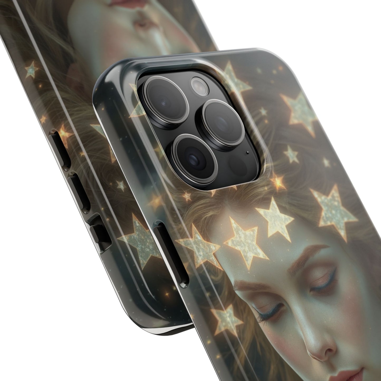 Celestial Dream Tough Phone Case - Artistic Starry Design for Style Enthusiasts