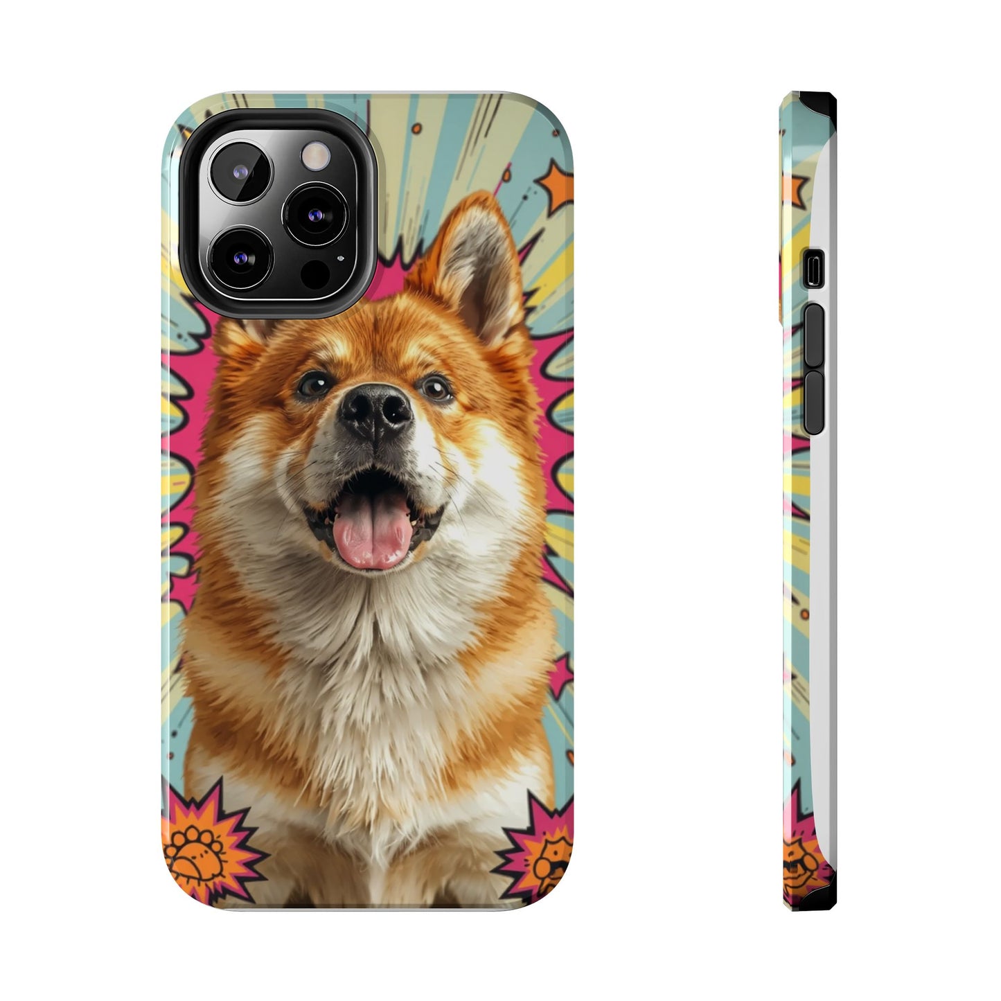 Playful Dog Tough Phone Case - Durable & Stylish Pet Lover Gift