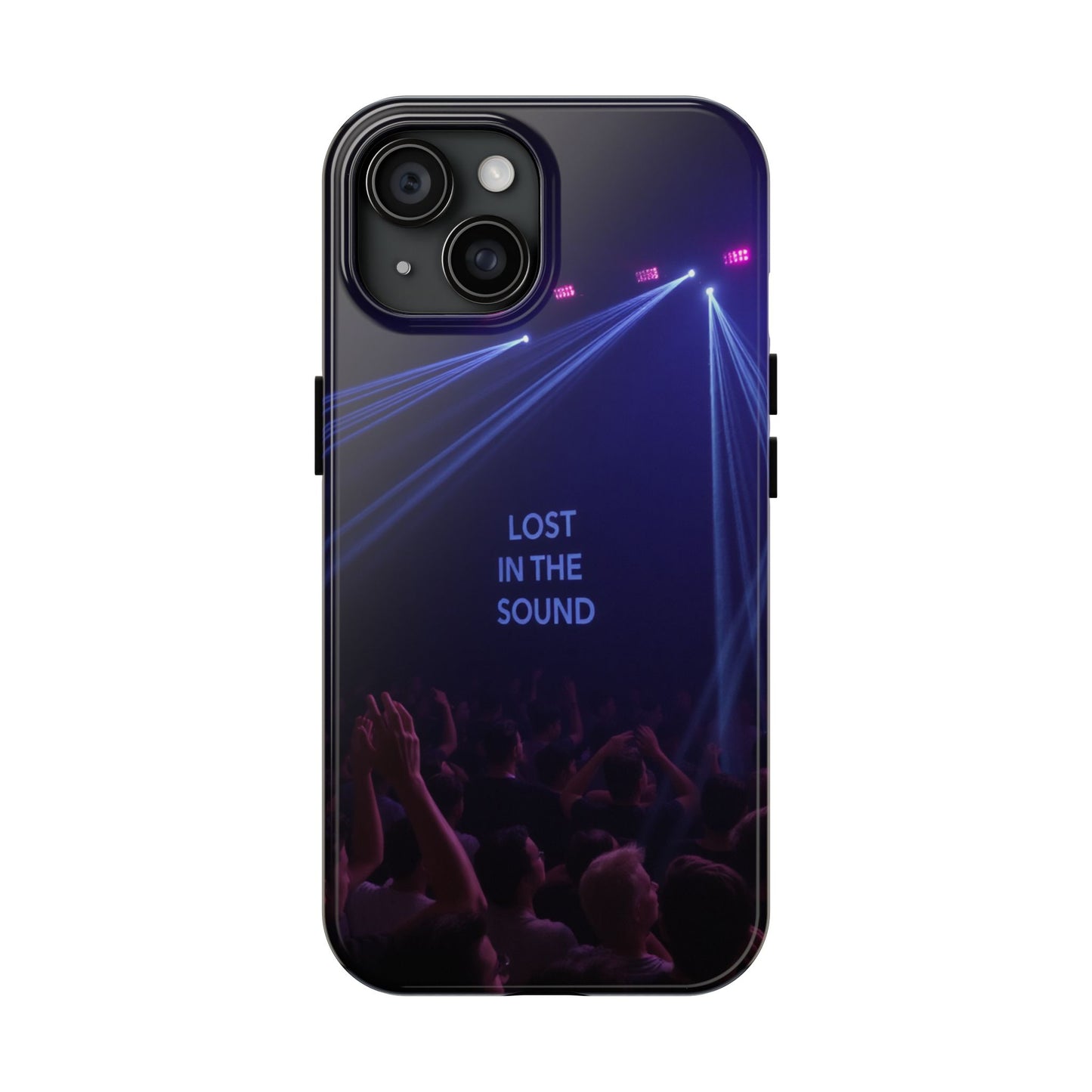 Vibrant Tough Phone Case - 'Lost in the Sound' Design for Music Lovers
