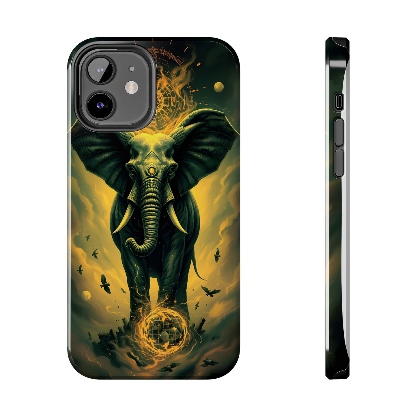 Majestic Elephant Clouds Tough Phone Case - Durable Protection with Bold Design - for iPhone