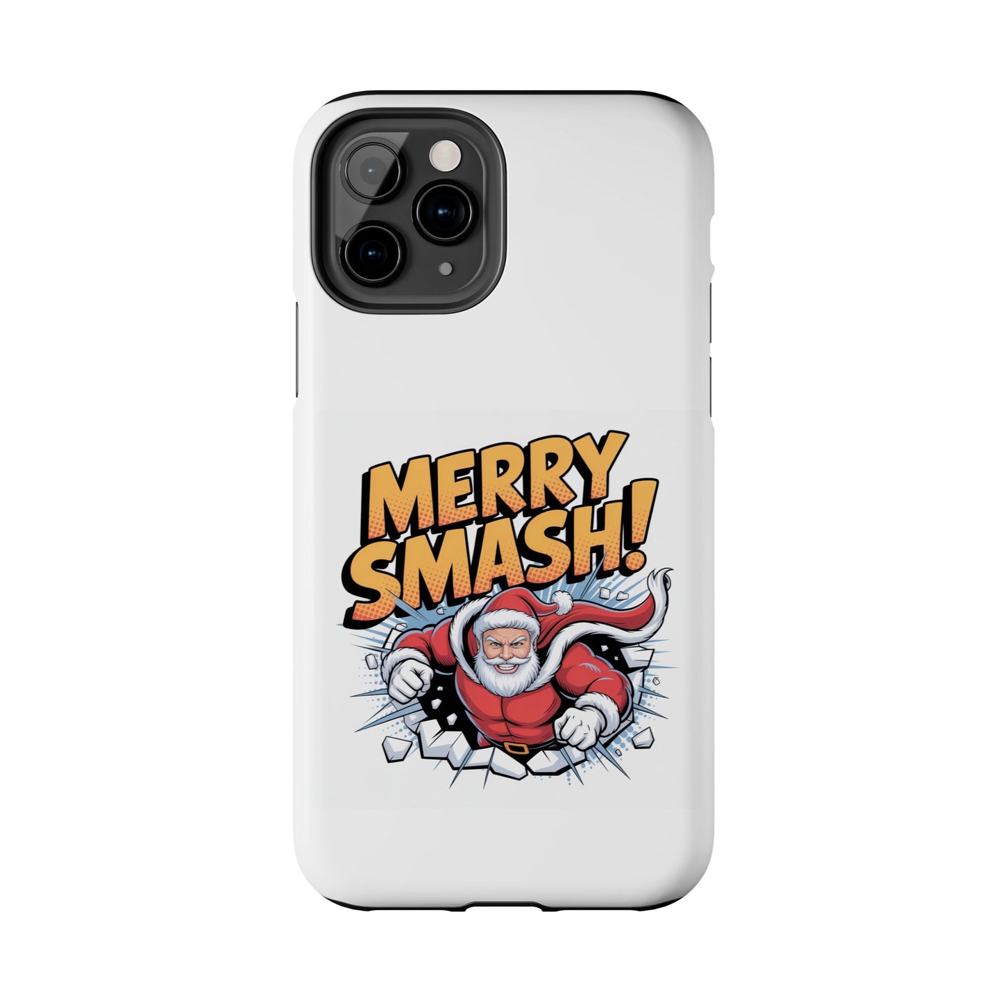 Santa Merry Smash Phone Case