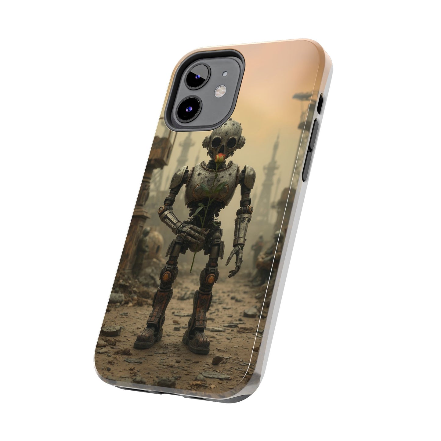Robotic Sentinel Tough Phone Case - Durable Protector for Sci-Fi Lovers
