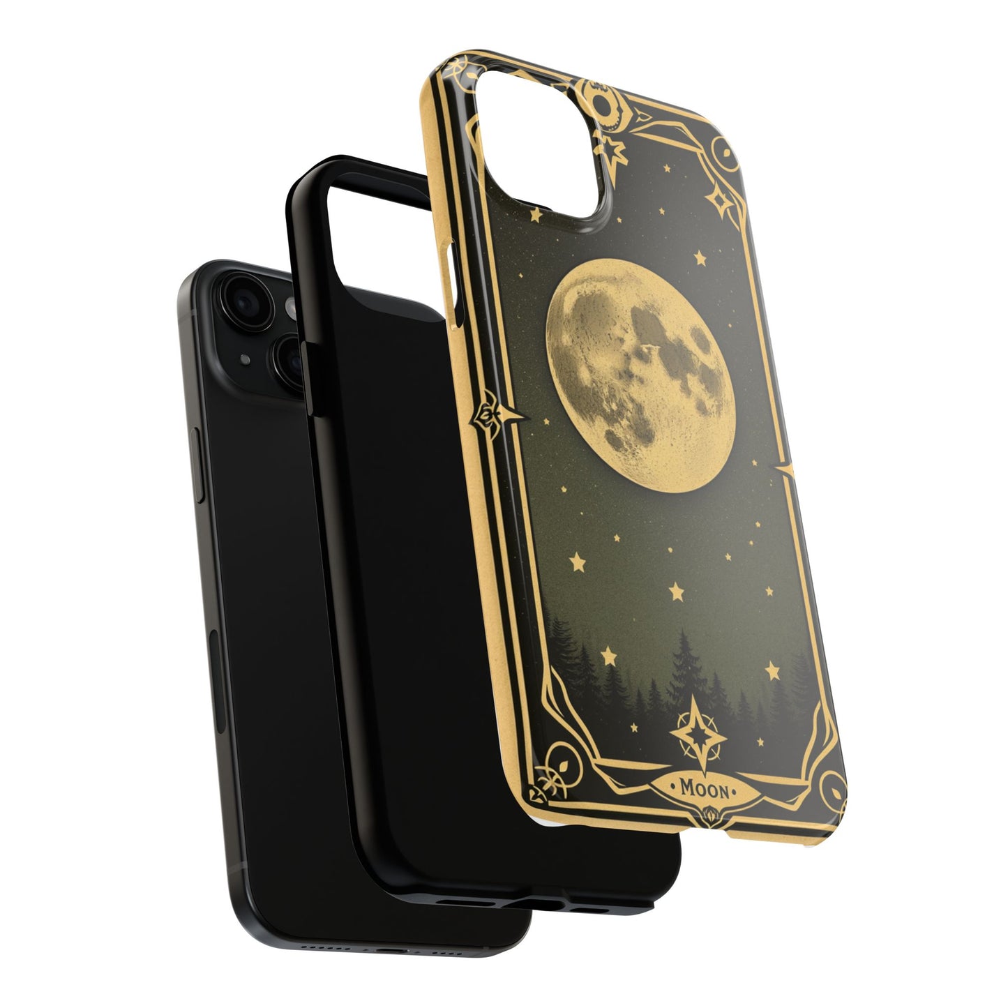 Celestial Moon Phone Case - Tough & Stylish for Star Lovers