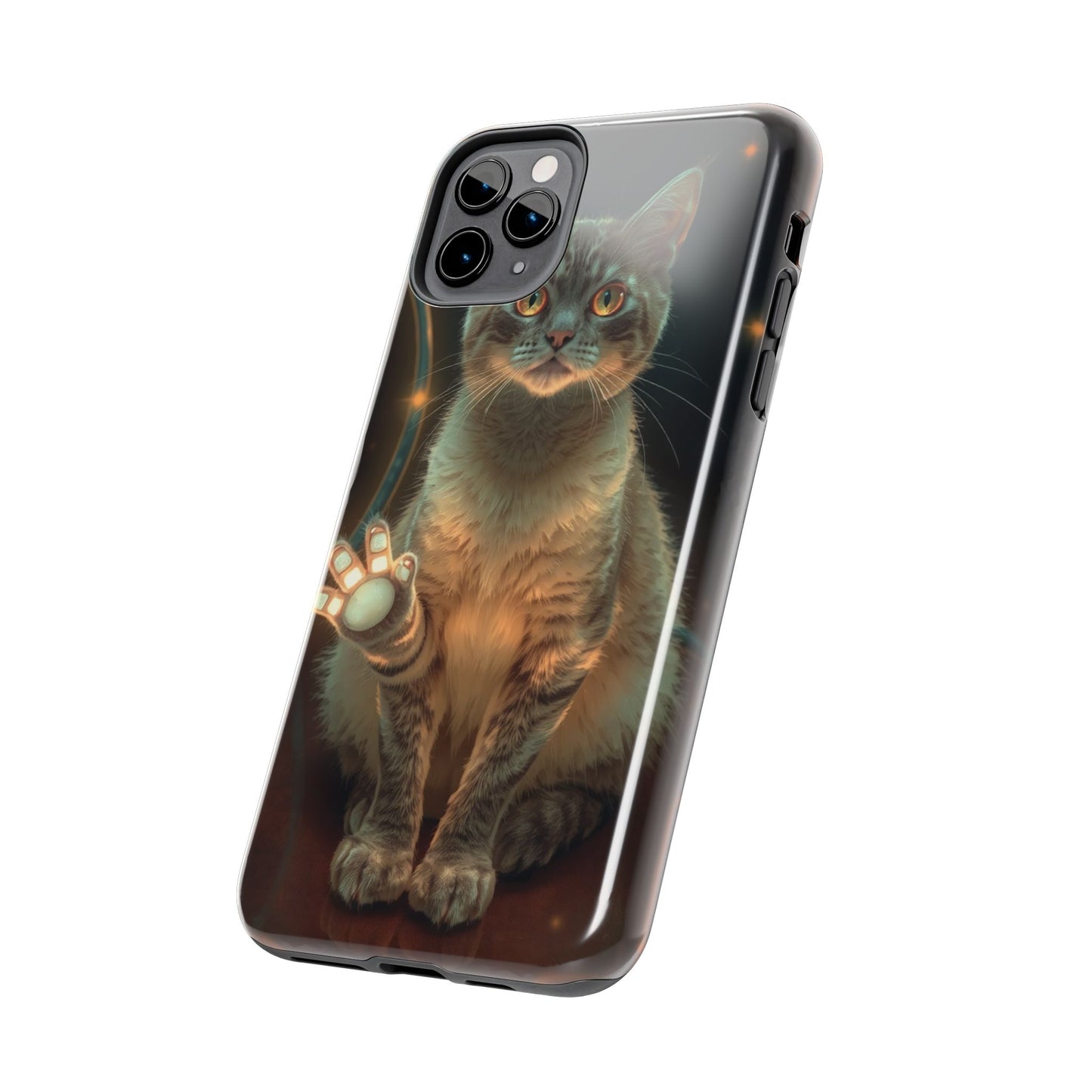 Whimsical Cat Phone Case | Tough Phone Cases for Cat Lovers, Pet Accessories, Gift for Cat Owners, Cute Phone Cover, Personalized Tech