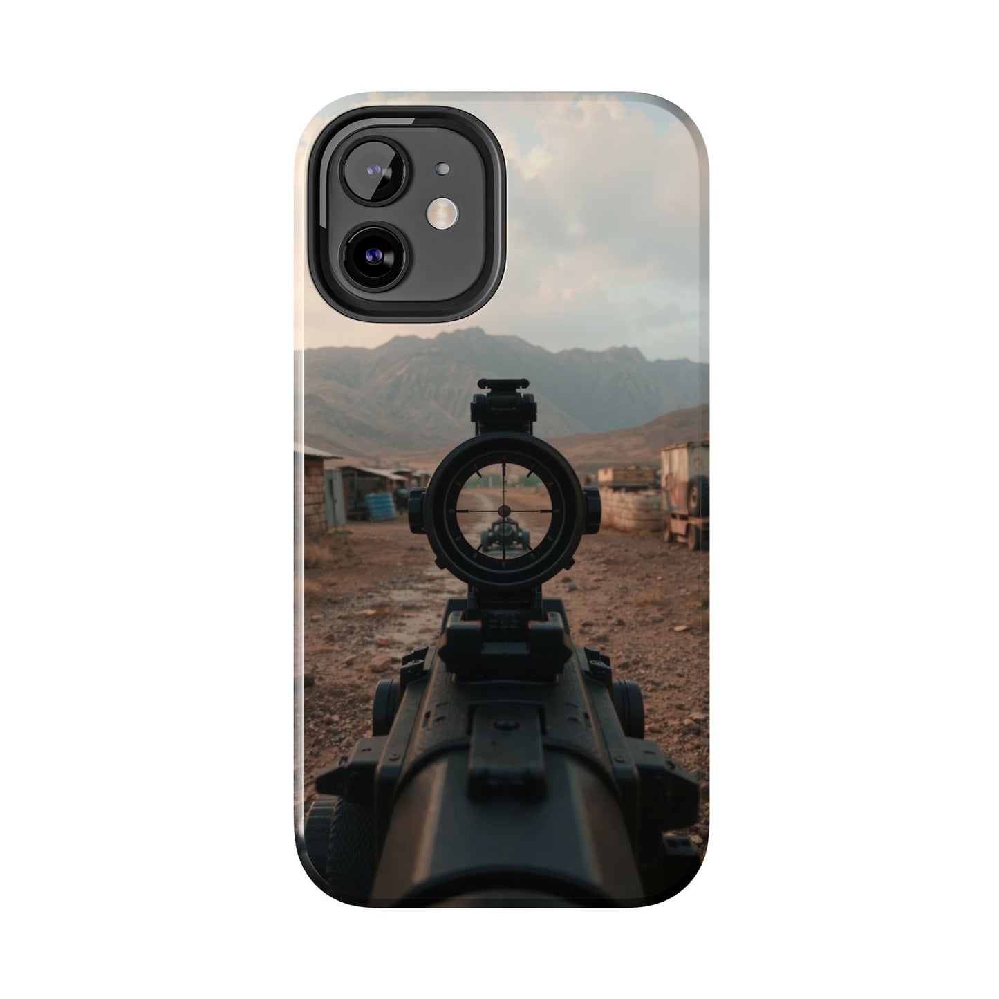 Tough Phone Case - Military Inspired Design with Sniper Scope