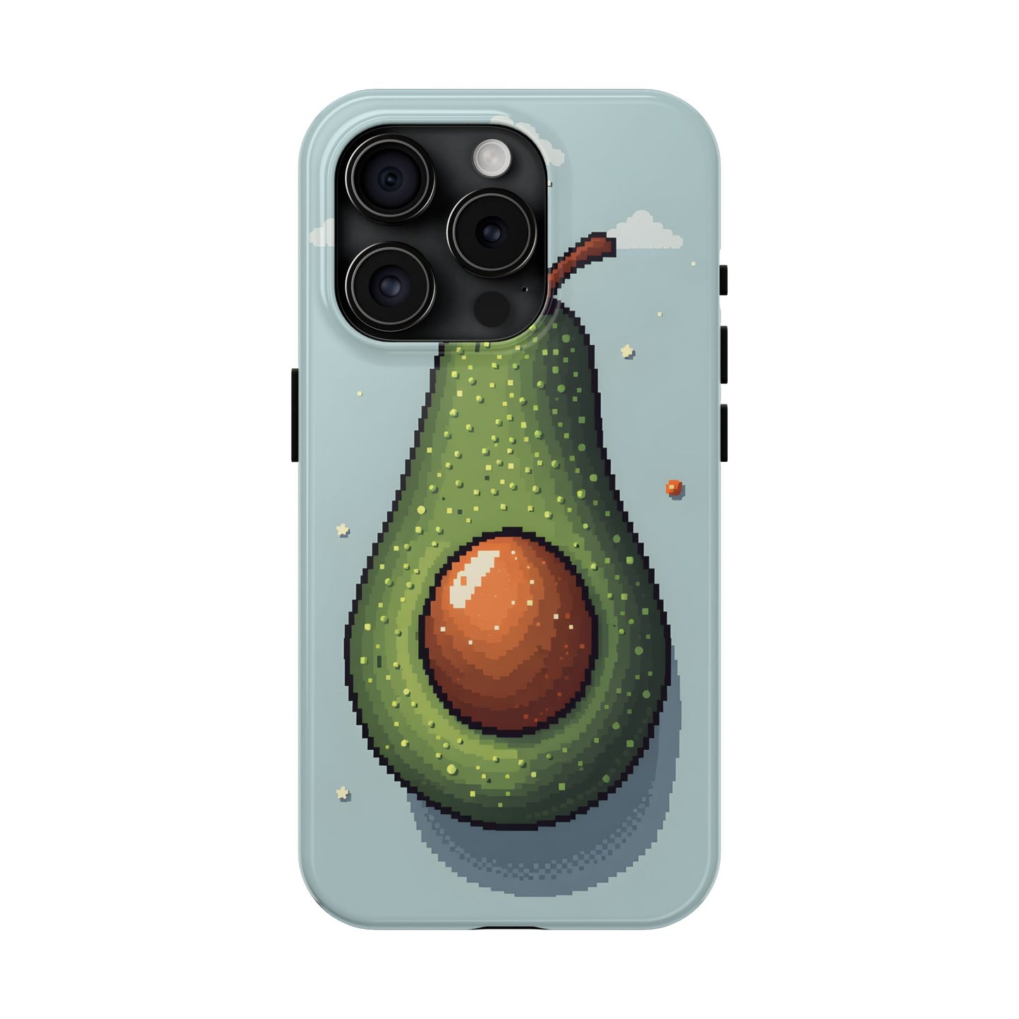 Pixel Avocado Tough Phone Case - Perfect for Foodies & Nature Lovers - for iPhone