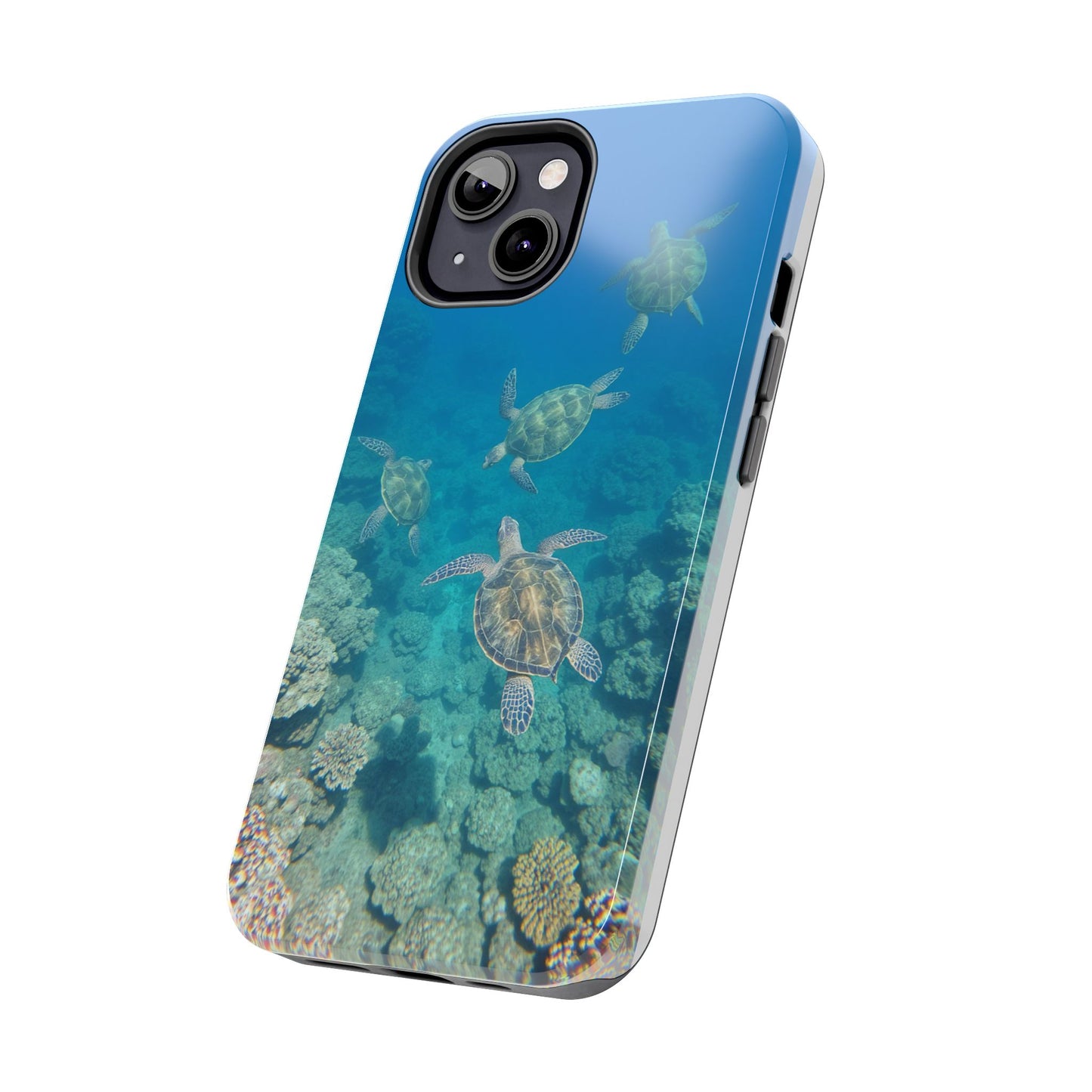 Ocean Turtle Tough Phone Cases - Durable Protection with Marine Art