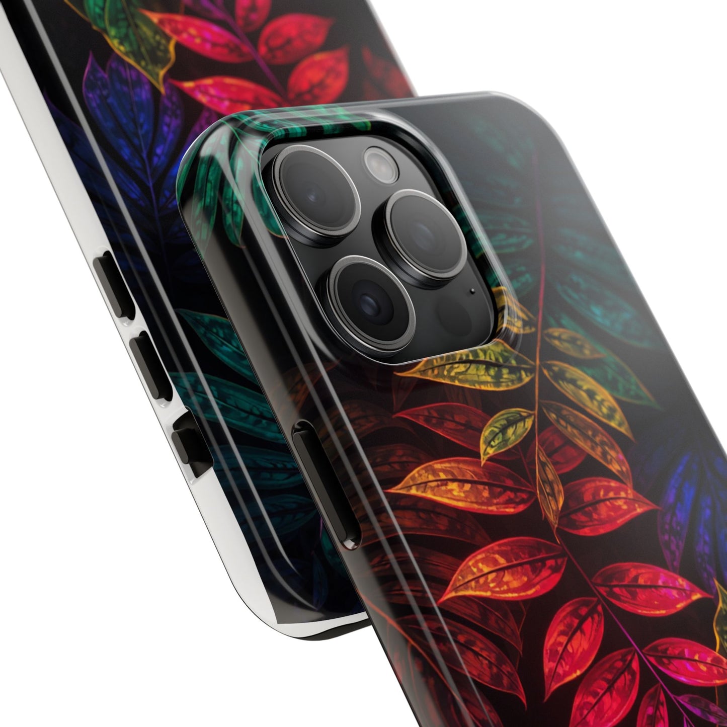 Vibrant Tropical Leaf Tough Phone Case