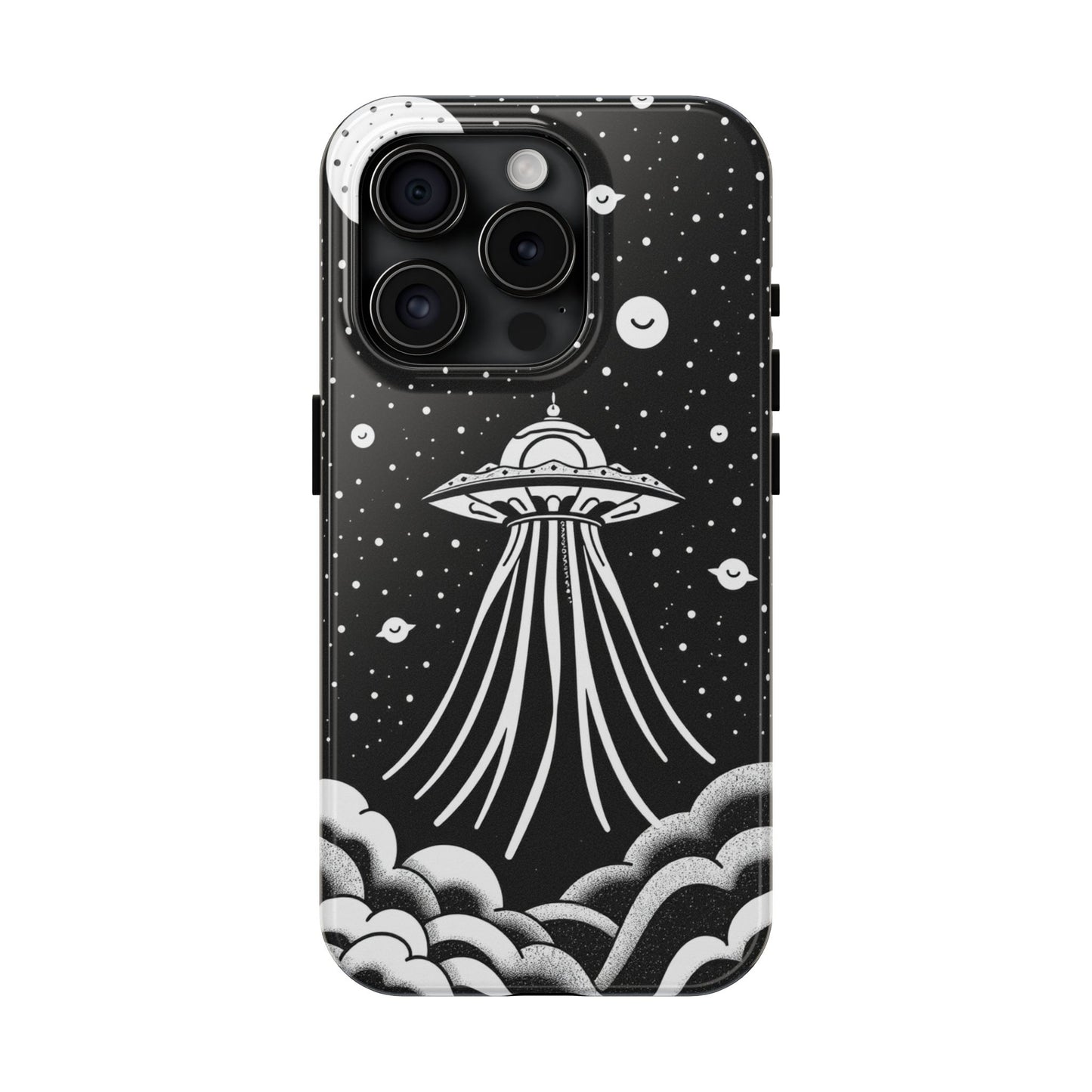 Galaxy UFO Tough Phone Case - Durable Protection with Unique Space Design