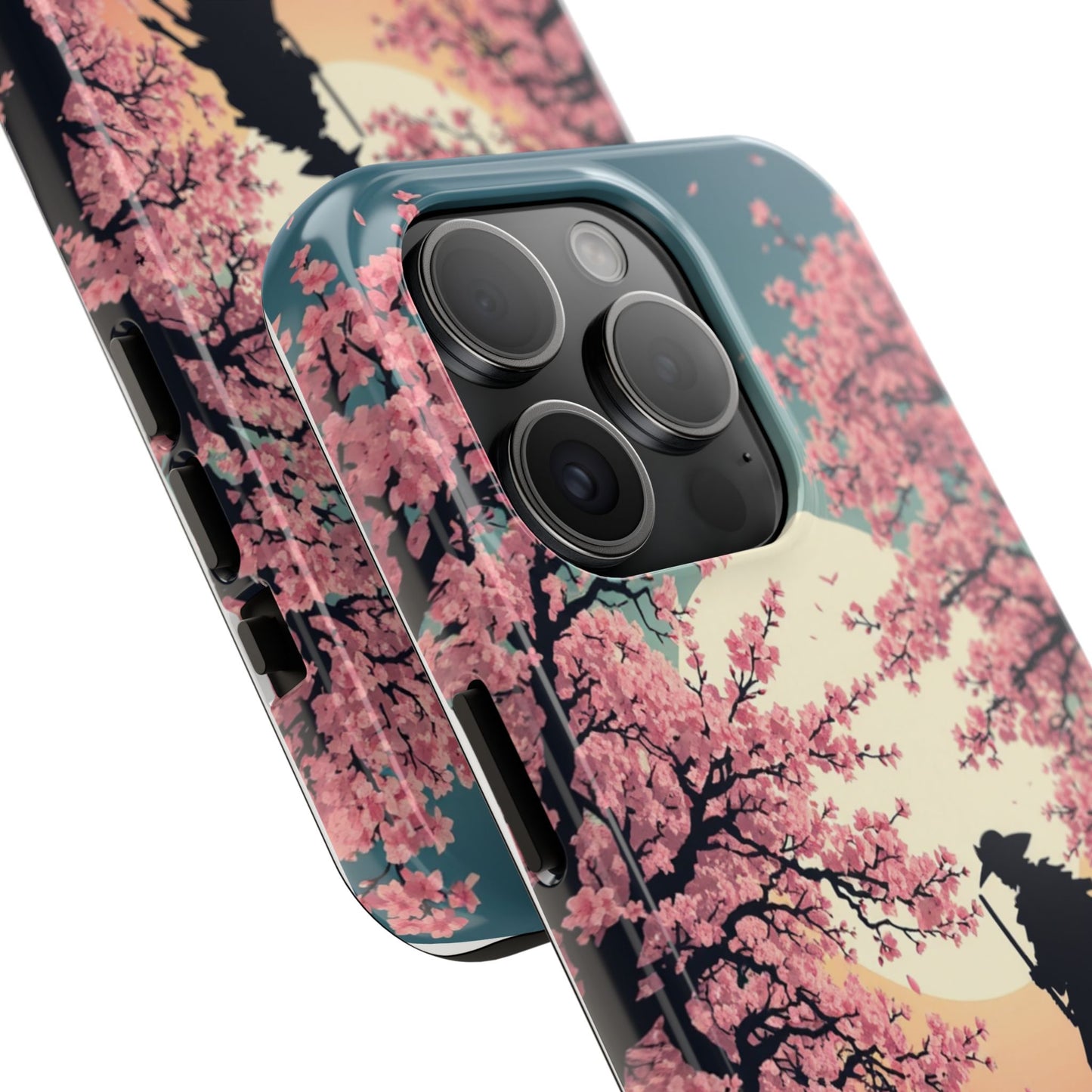 Cherry Blossom Samurai Tough Phone Case