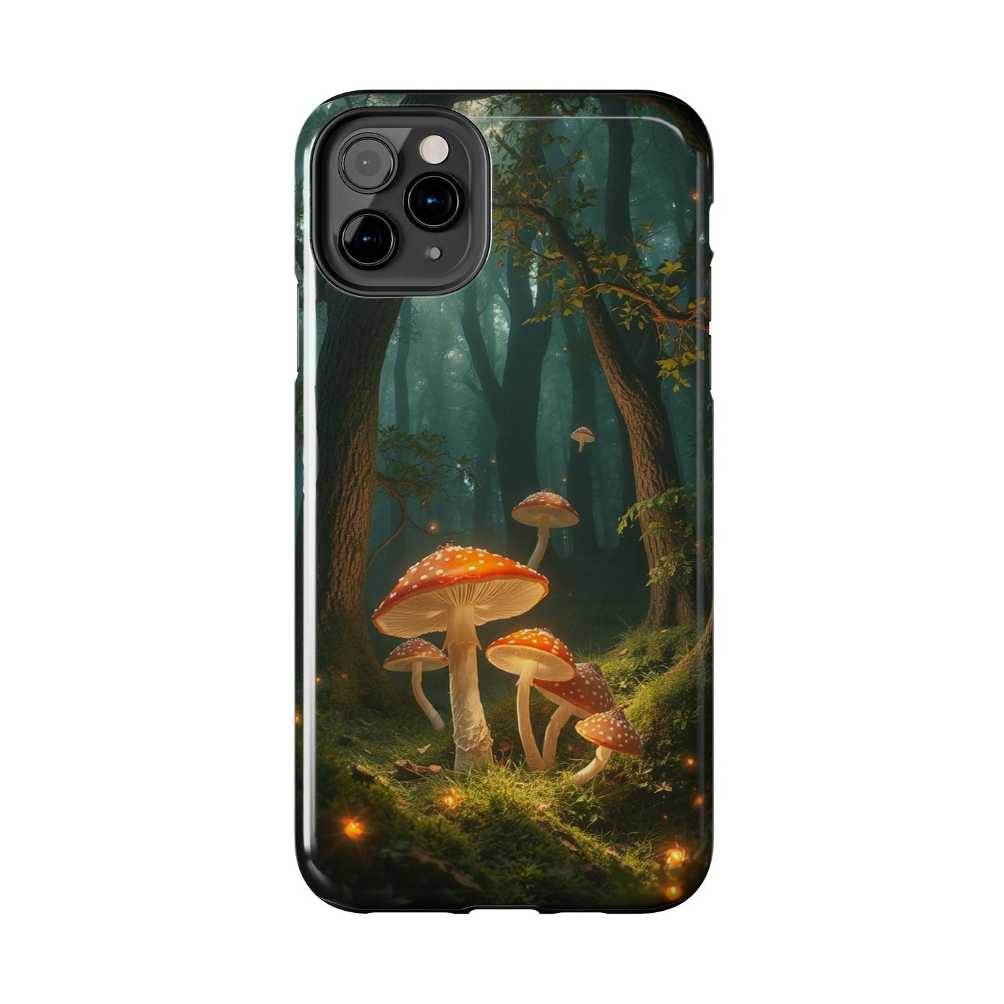 Whimsical Mushroom Tough Phone Case - Forest Fantasy Design