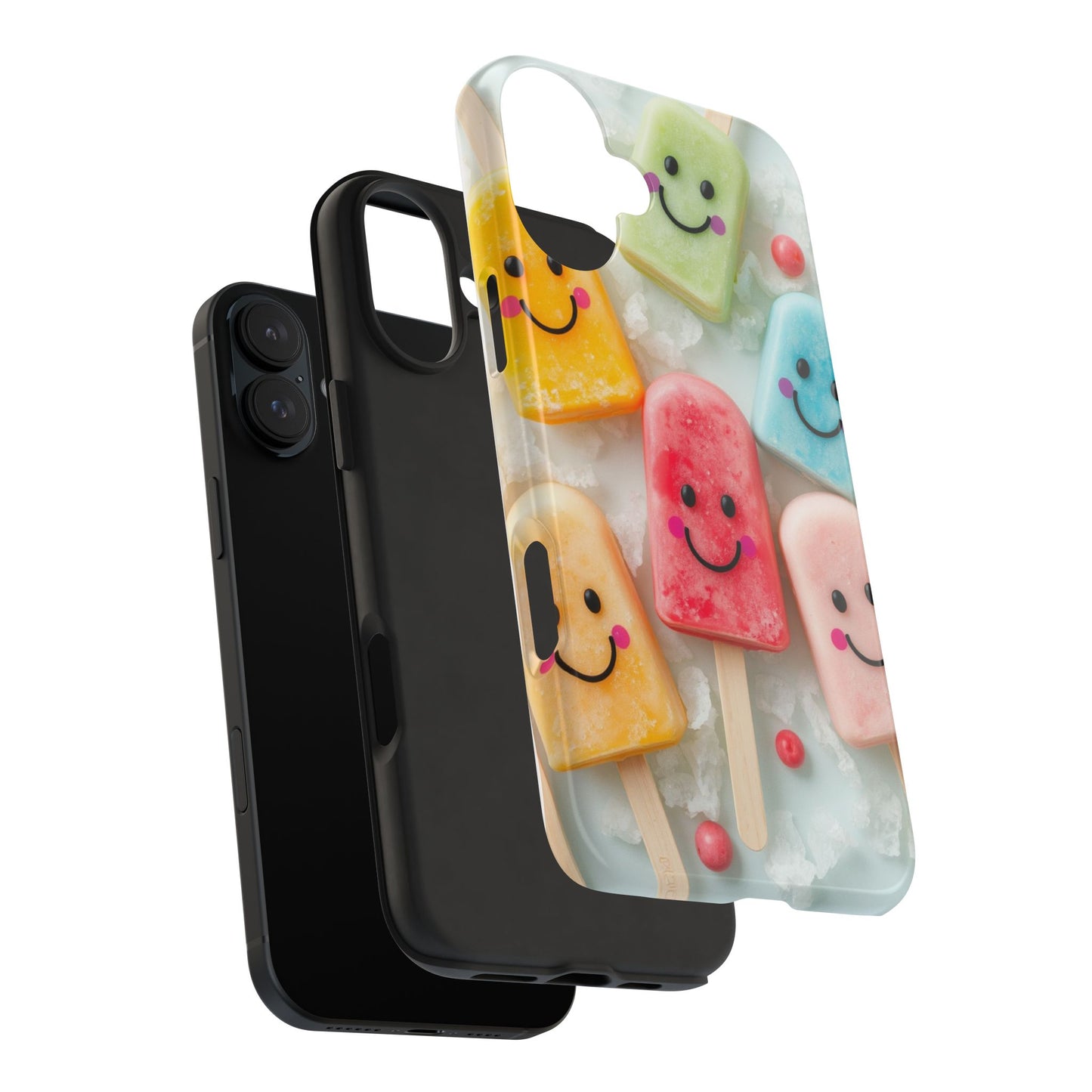 Cute Smile Popsicle Tough Phone Case - Fun Protection for Your Device