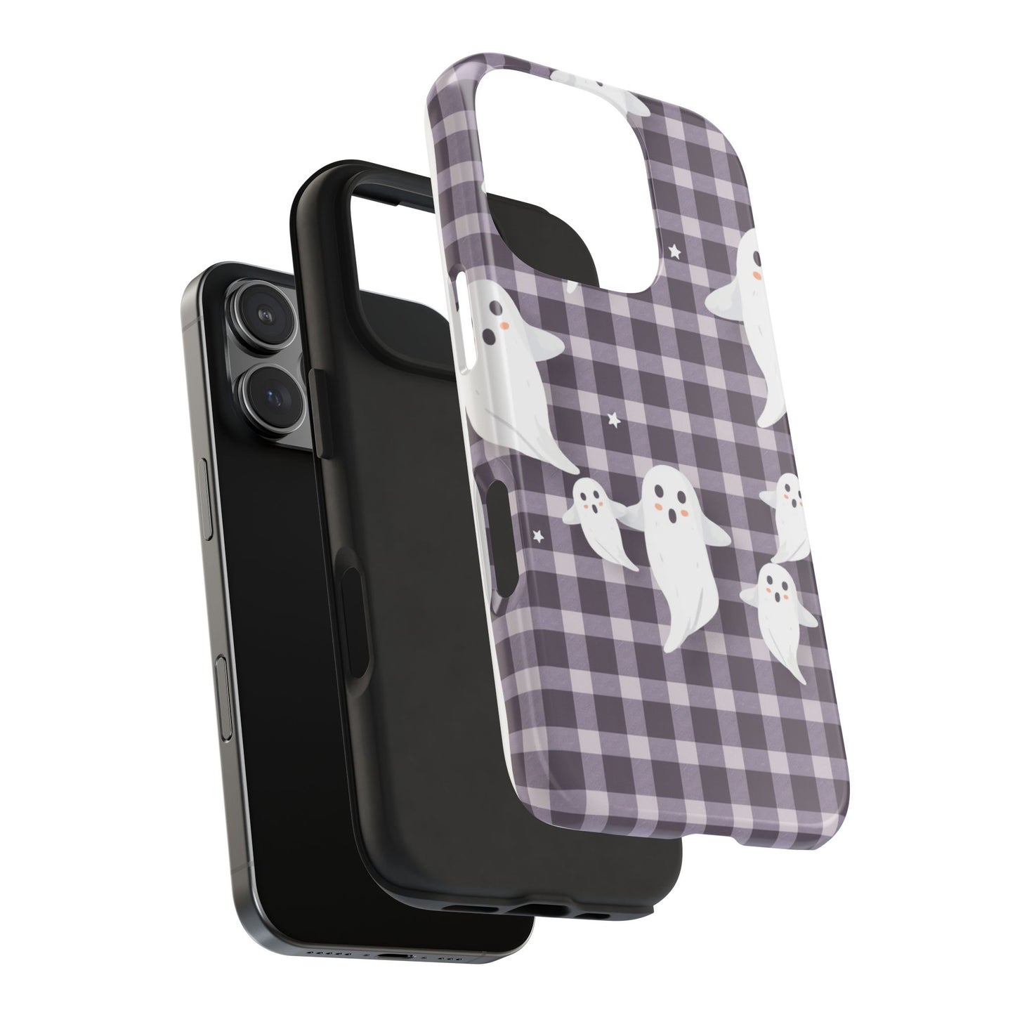 Cute Ghosts Tough Phone Case - Whimsical Halloween Design for Spooky Vibes