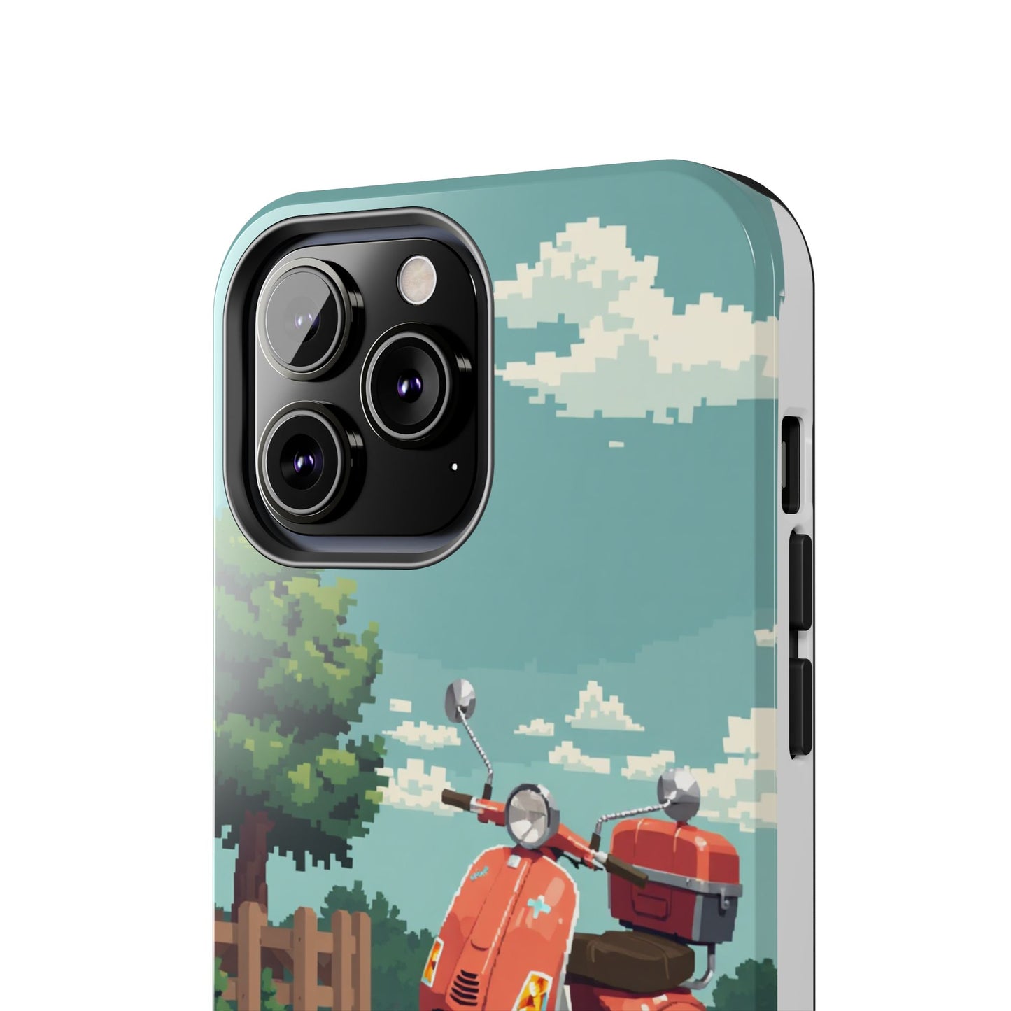 Retro Scooter Phone Case - Tough & Stylish Protection