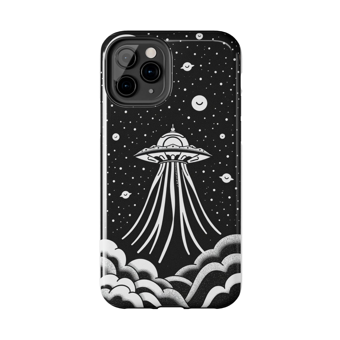 Galaxy UFO Tough Phone Case - Durable Protection with Unique Space Design
