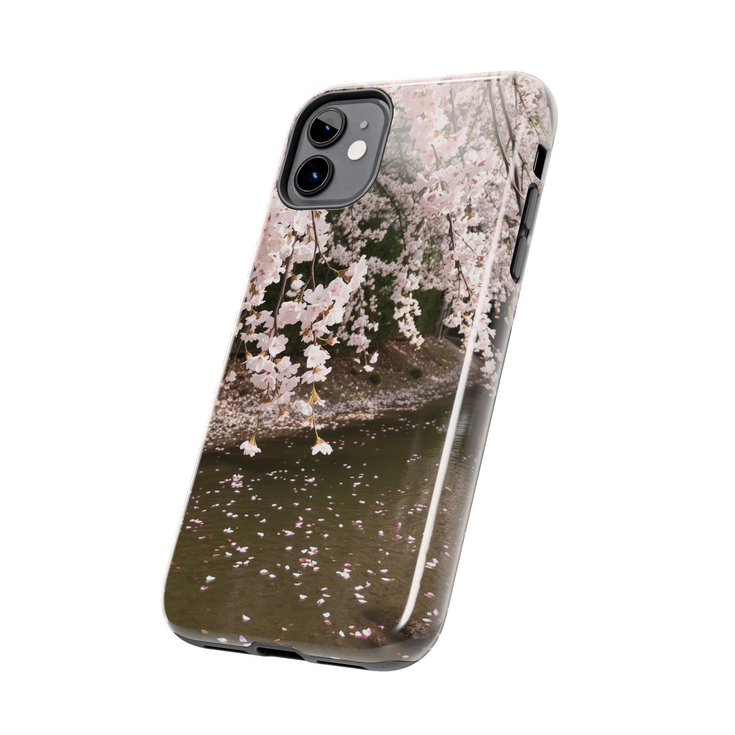 Cherry Blossom Tough Phone Cases - Durable Protection with Floral Serenity