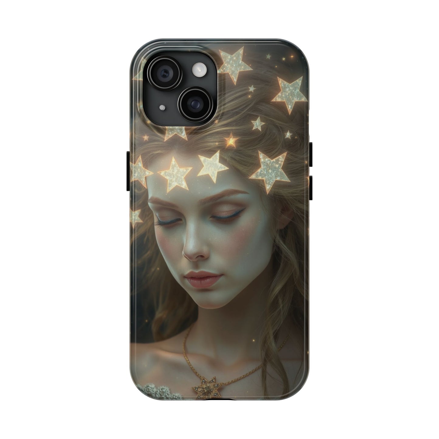 Celestial Dream Tough Phone Case - Artistic Starry Design for Style Enthusiasts