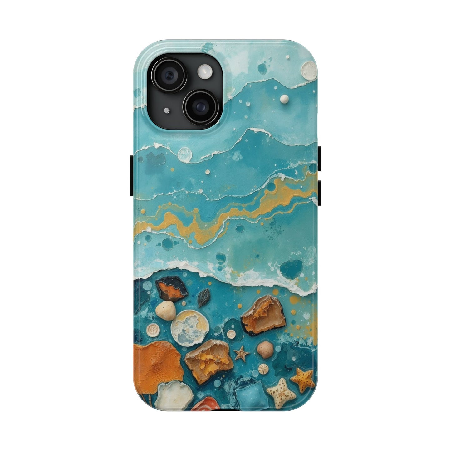 Ocean-Inspired Tough Phone Cases - Coastal Beach Vibe, Easy Accessory for Beach Lovers