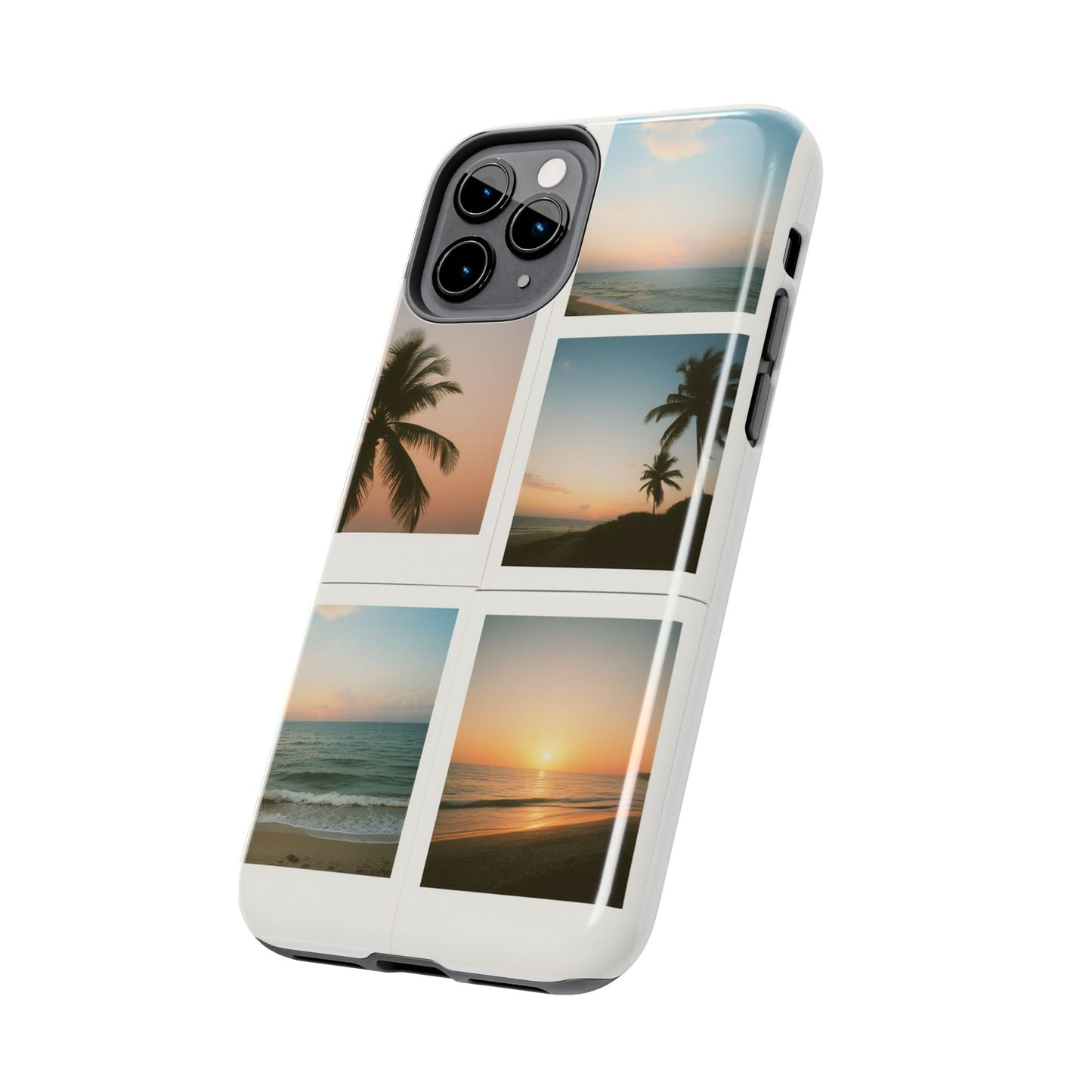 Tropical Sunset Tough Phone Case - Beach Vibes for Summer Adventures