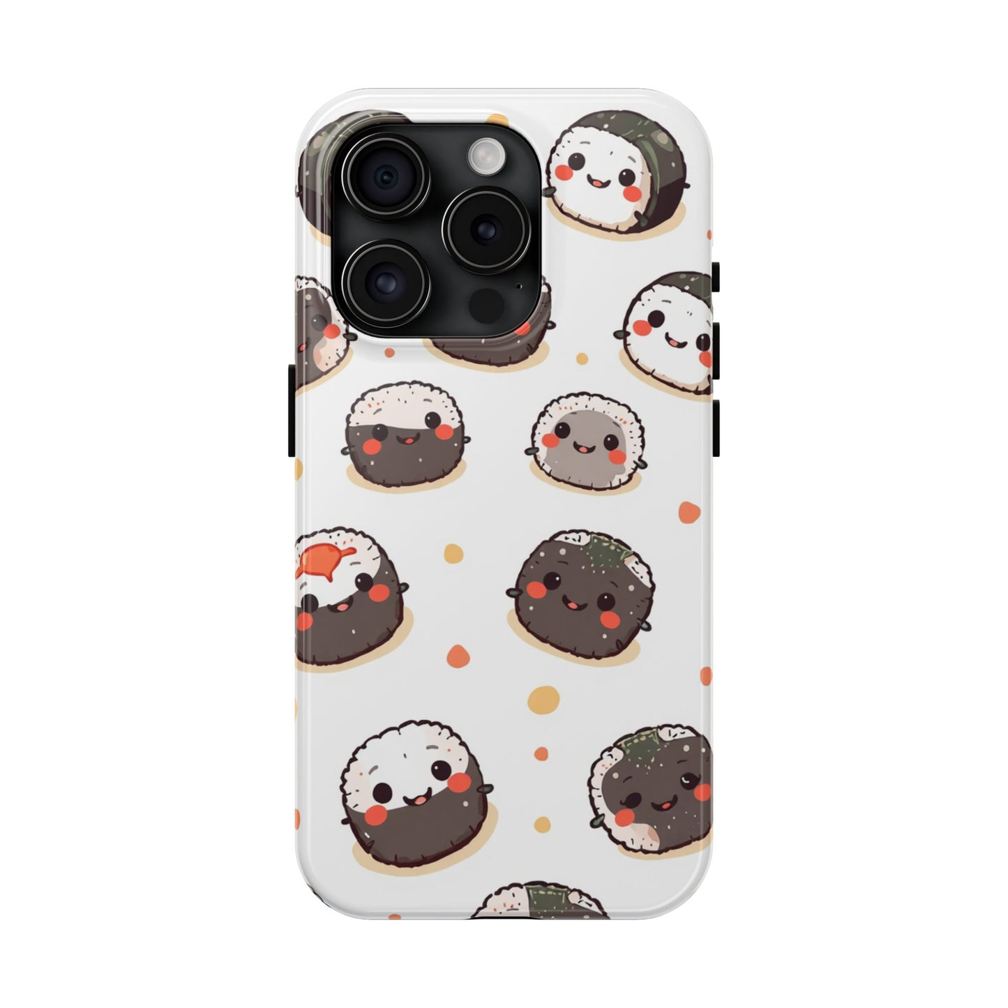 Cute Sushi Tough Phone Case - Kawaii Design for Food Lovers
