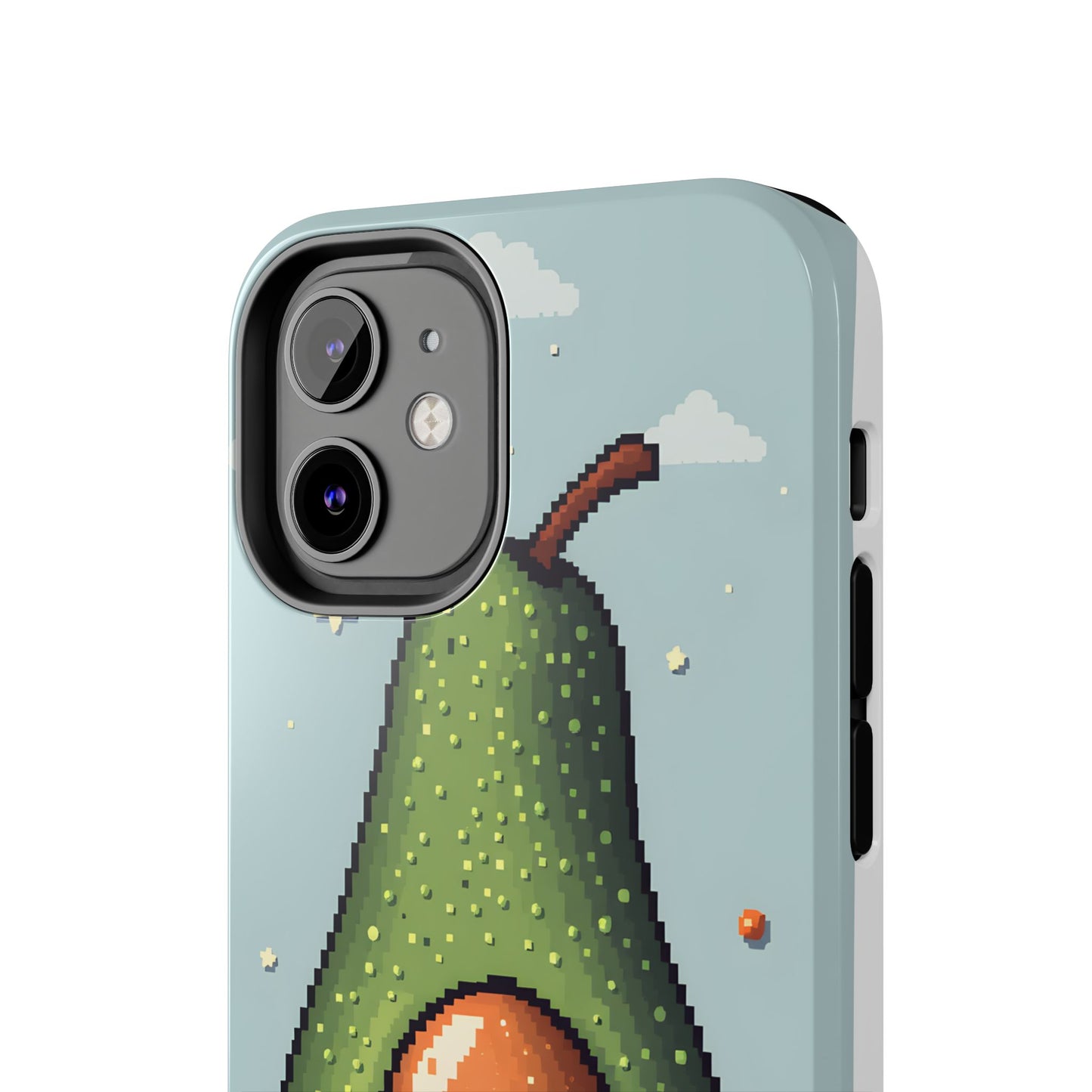 Pixel Avocado Tough Phone Case - Perfect for Foodies & Nature Lovers - for iPhone