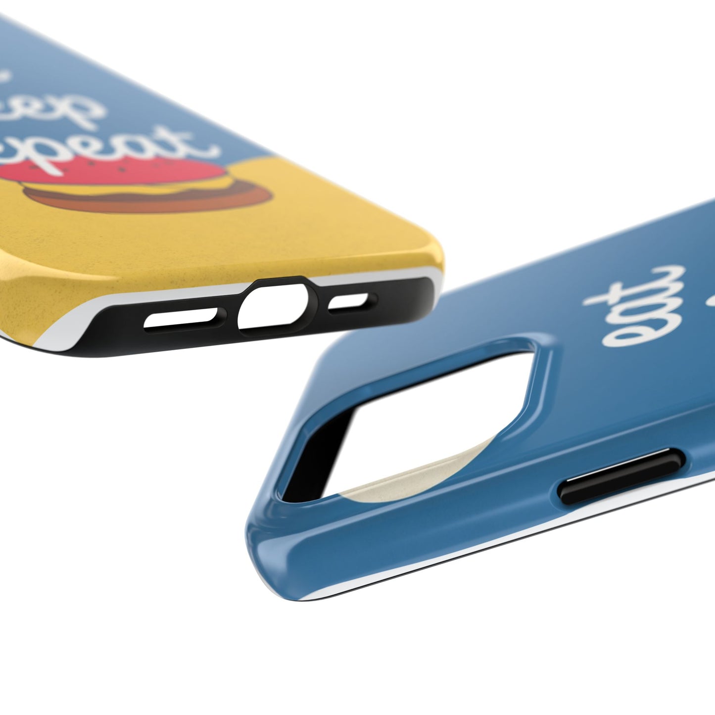 Eat, Sleep, Repeat Phone Case – Fun & Durable Tough Phone Cases for Food Lovers