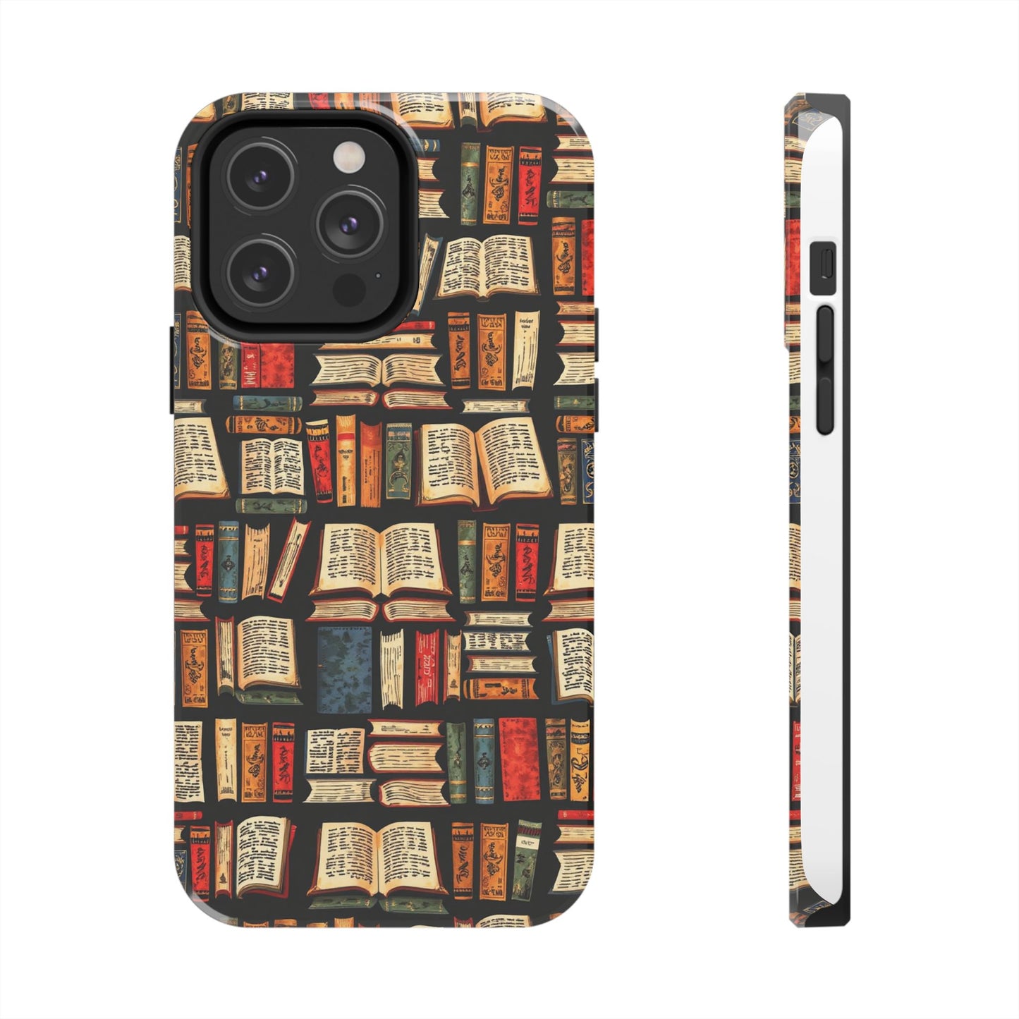 Book Lover Tough Phone Cases - Durable Protective Cases for Literature Fans