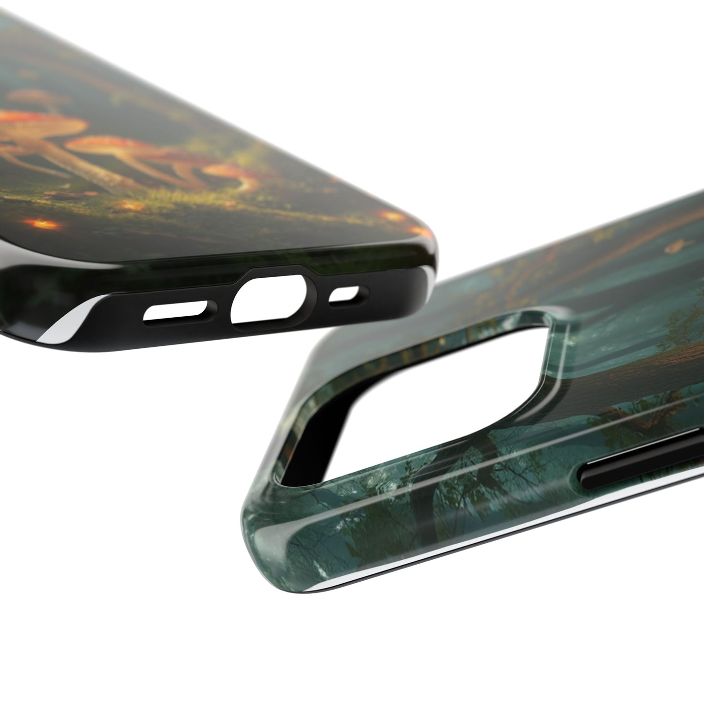 Whimsical Mushroom Tough Phone Case - Forest Fantasy Design