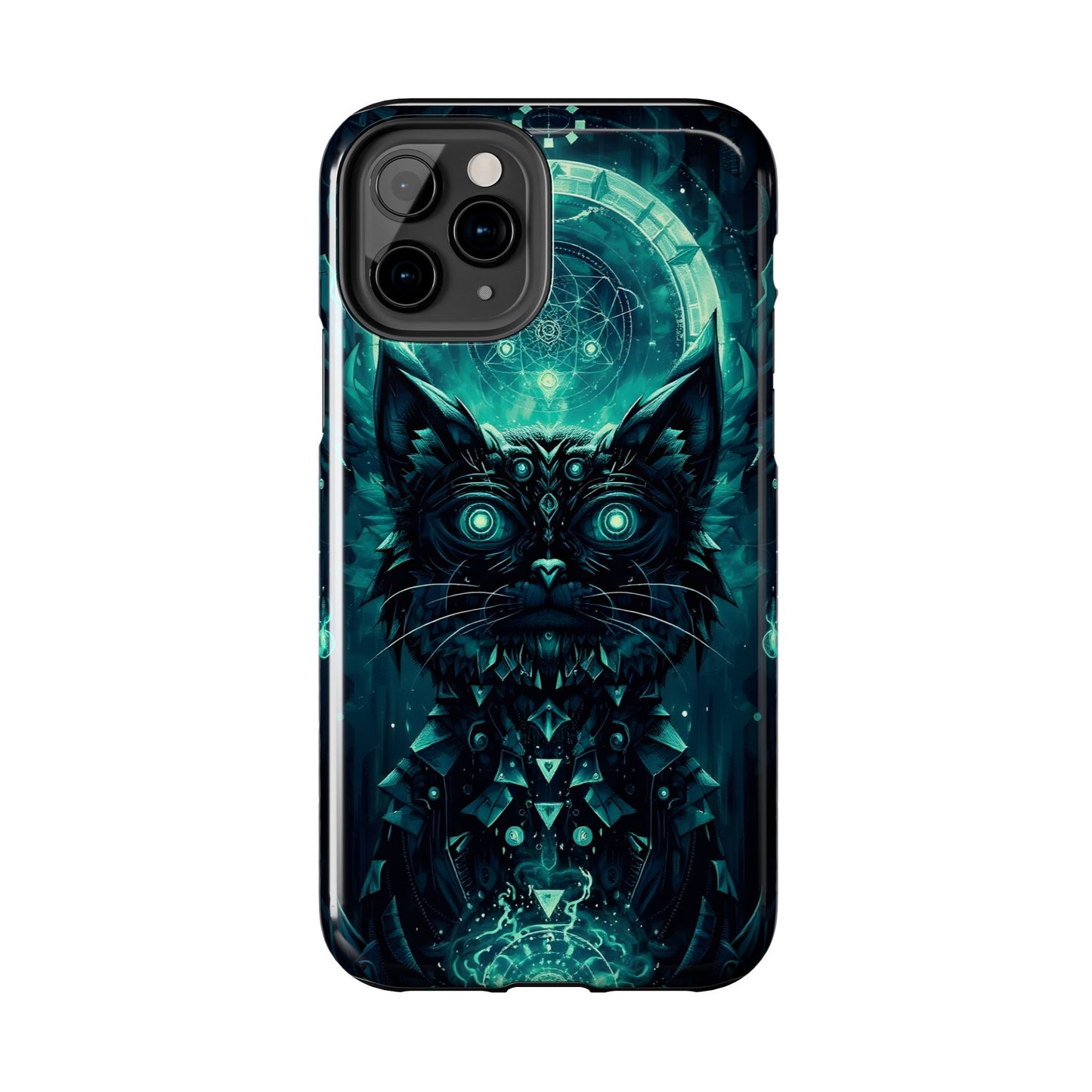 Mystical Dark Cat Phone Case - Tough Protective Cover for Cat Lovers - for iPhone