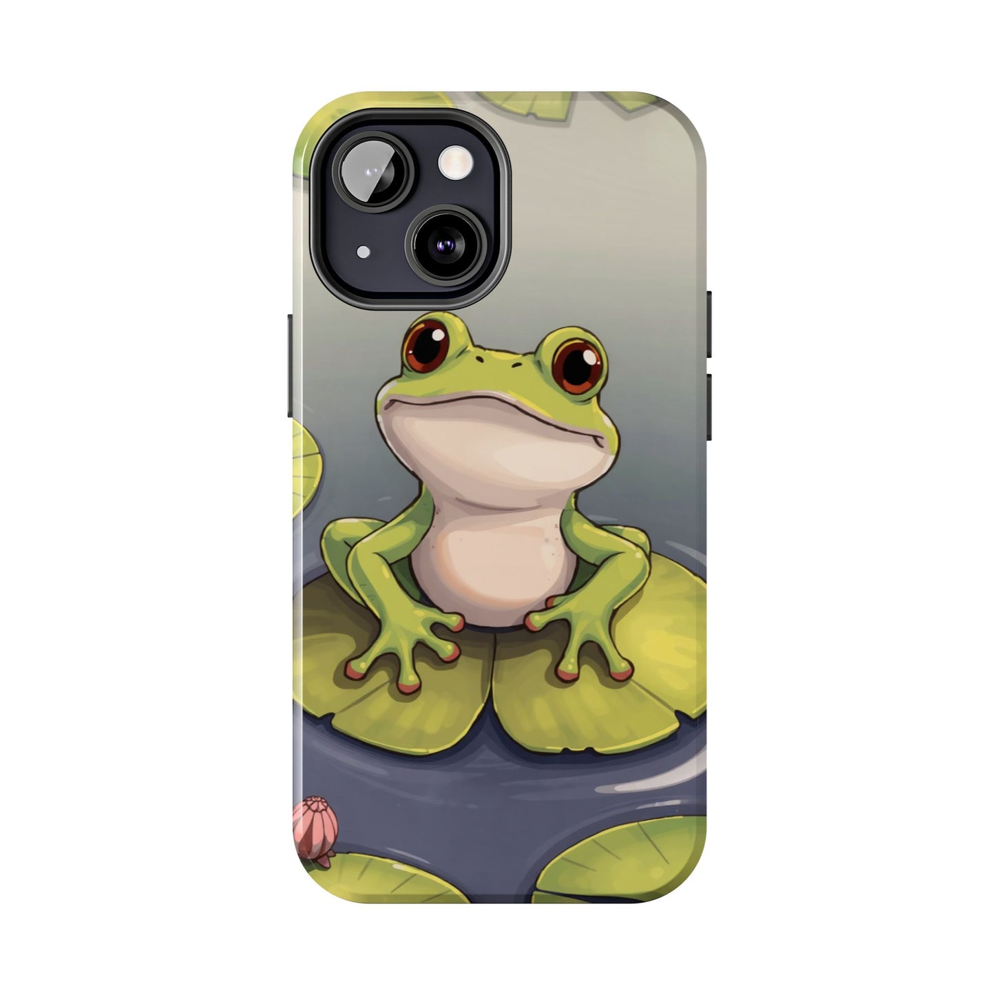 Cute Frog Tough Phone Case - Durable Protection with Nature Vibe