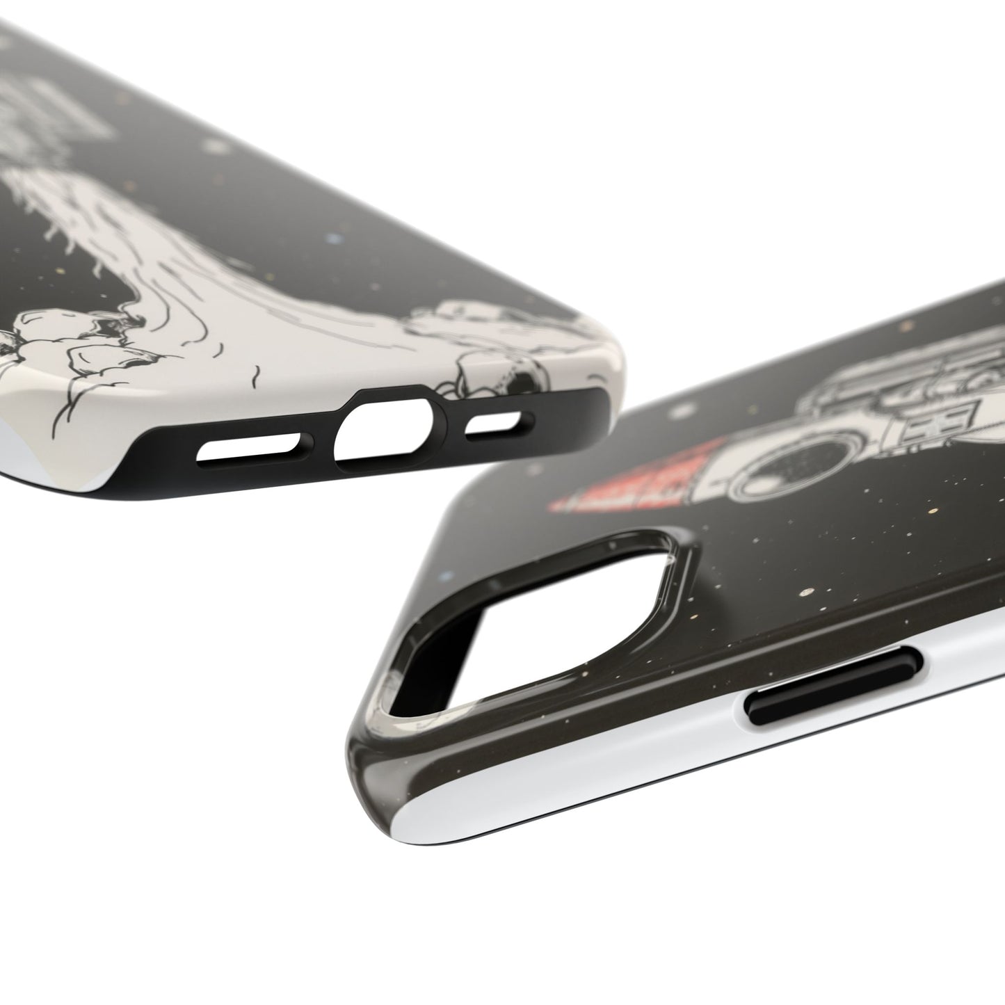 Cool Tough Phone Case for iPhone - Astro-Rocket Bond