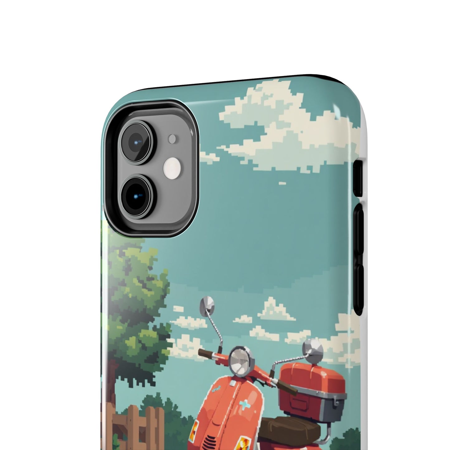 Retro Scooter Phone Case - Tough & Stylish Protection