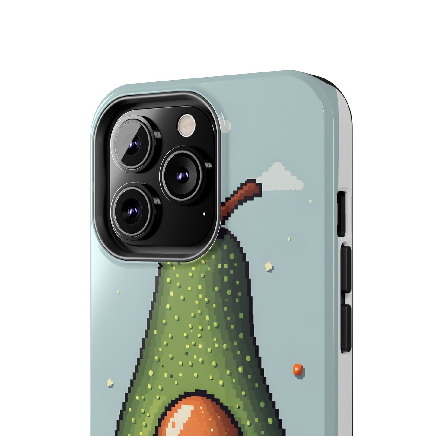 Pixel Avocado Tough Phone Case - Perfect for Foodies & Nature Lovers - for iPhone