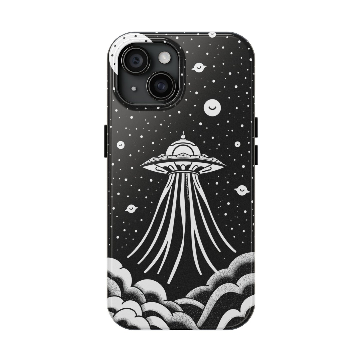 Galaxy UFO Tough Phone Case - Durable Protection with Unique Space Design
