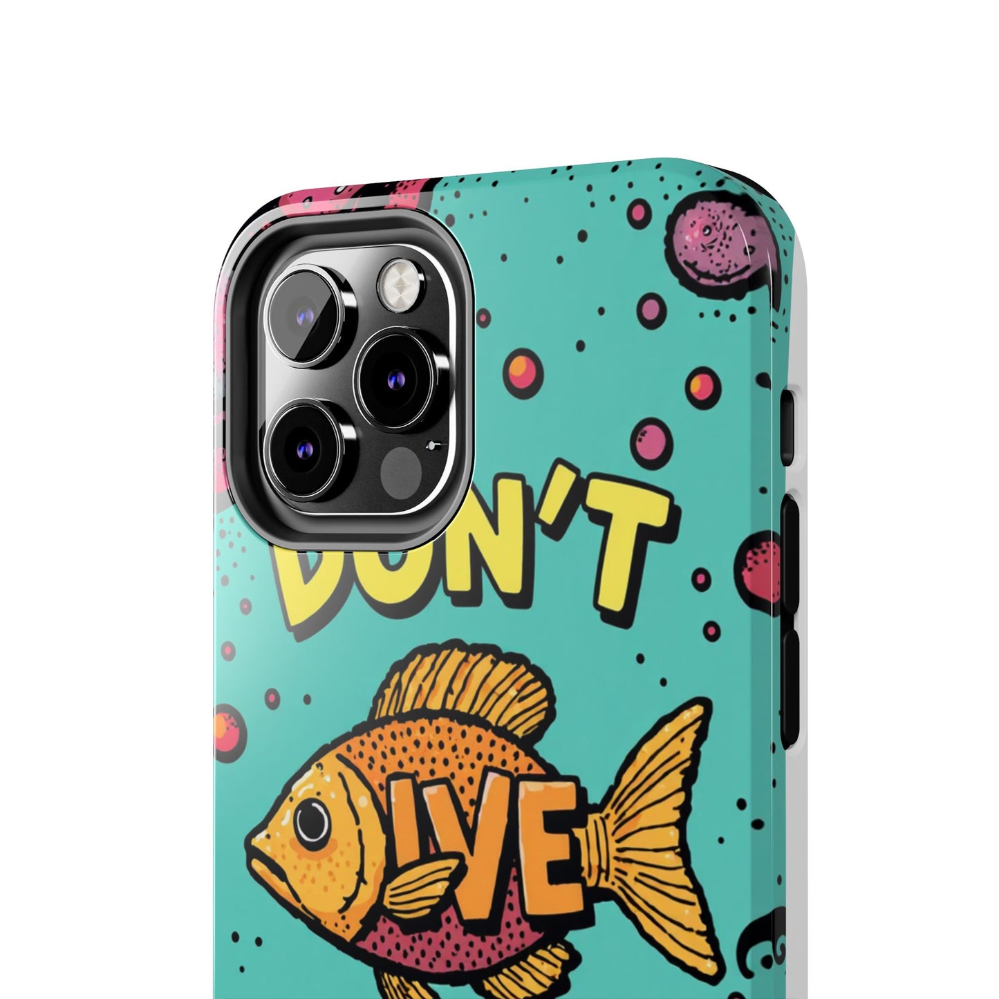Catchy Fish-Themed Tough Phone Cases, Unique Gift for Fish Lovers, Durable Protection for Phones, Fun Aquatic Design, Ideal for Holidays