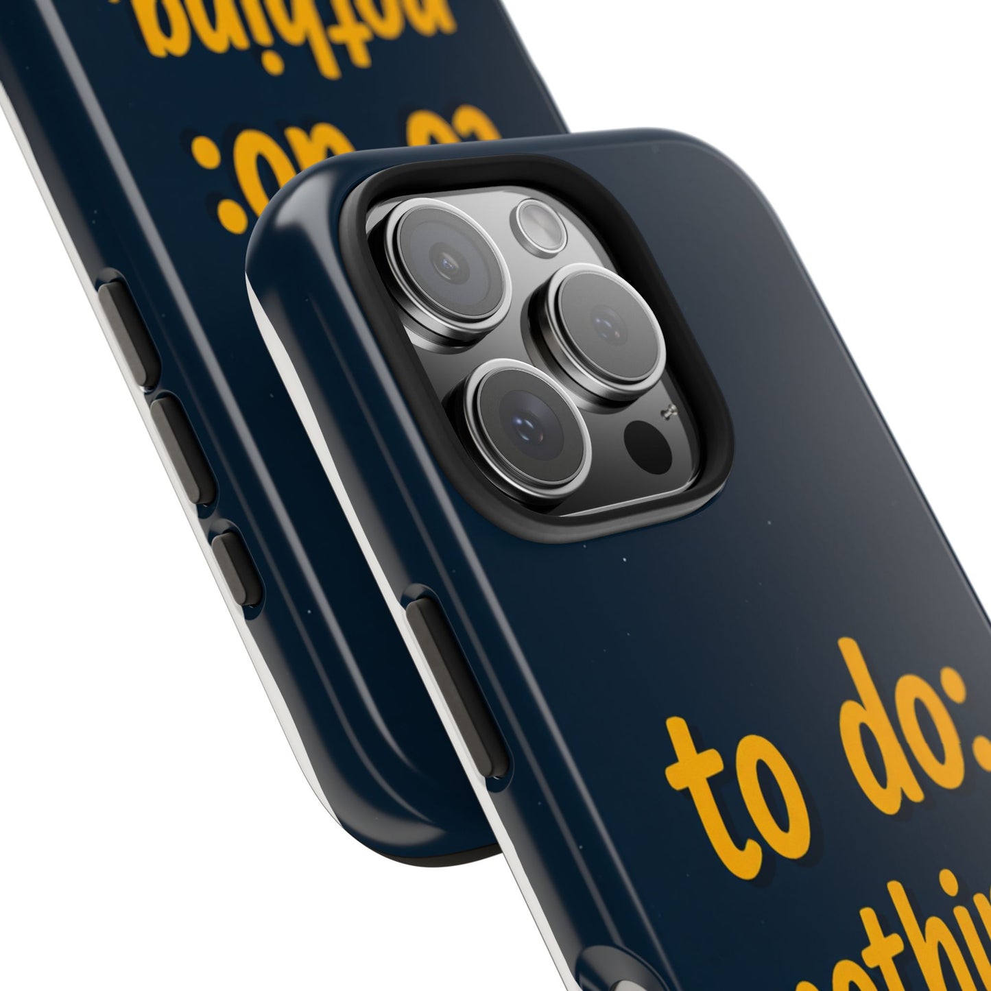 Funny Tough Phone Case - To Do: Nothing | Unique Gift for College Students, Lazy Days, Relaxation Motivation, Minimalist Phone Cover