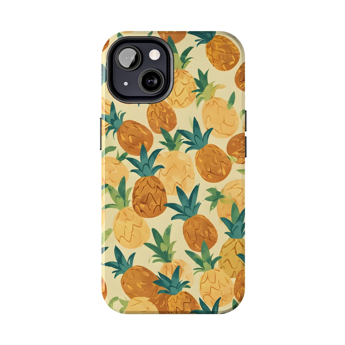 Pineapple Paradise Tough Phone Case - Durable and Stylish for Summer Vibes - for iPhone