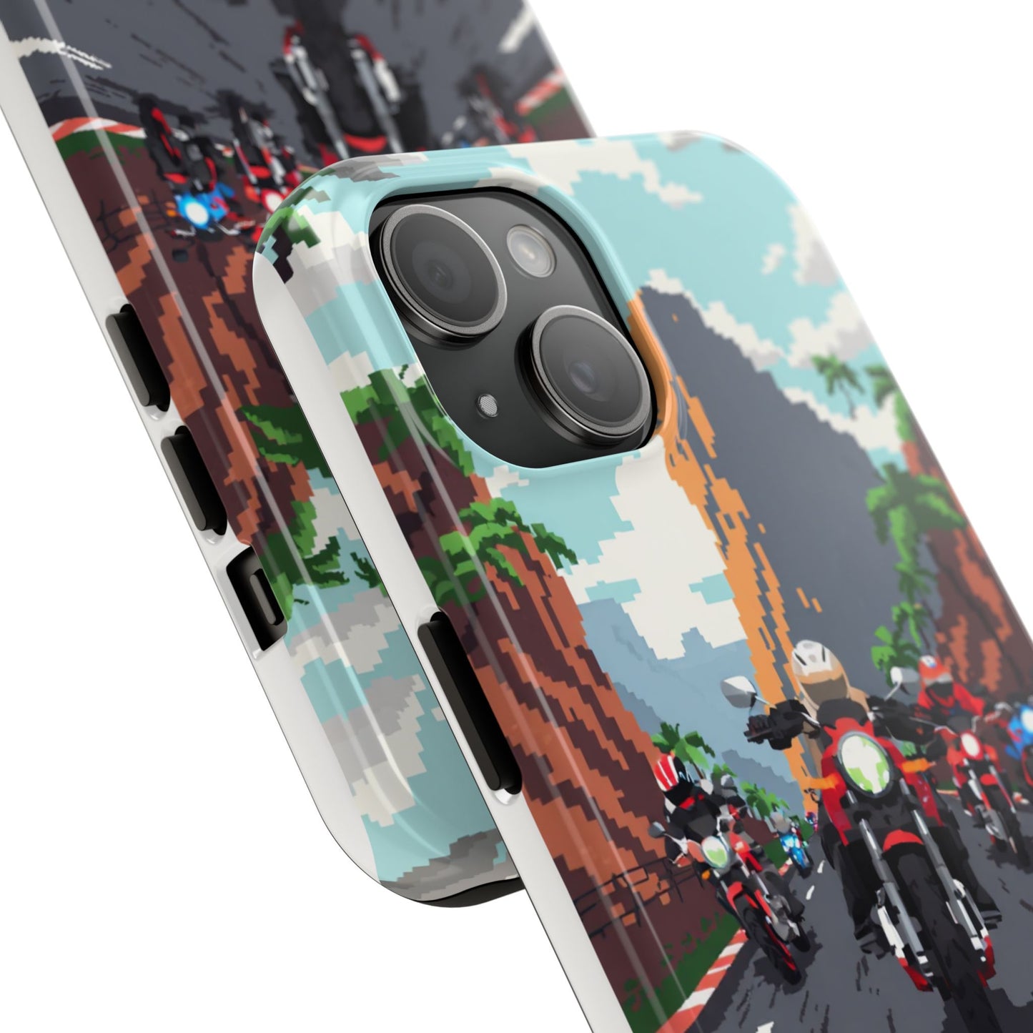 Retro Biker Tough Phone Case - Perfect for Motorcycle Lovers